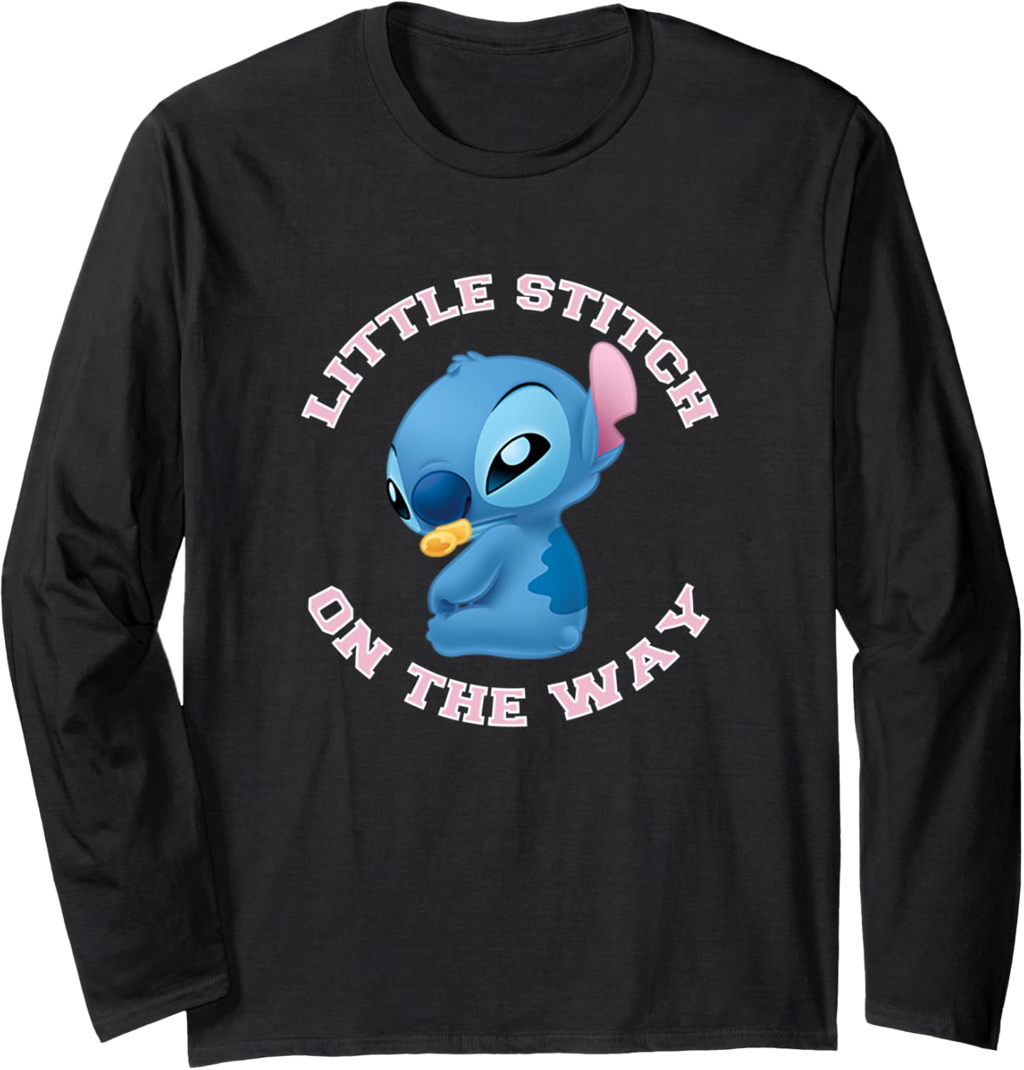 Disney Lilo & Stitch Little Stitch On The Way Chibi Icon Long Sleeve