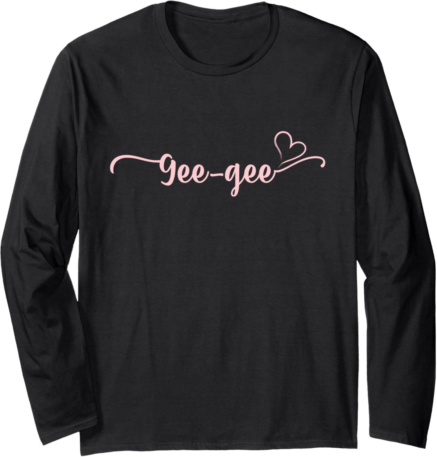 Gee Gee Heart Xmas Grandma Women Mother's Day Christmas Long Sleeve