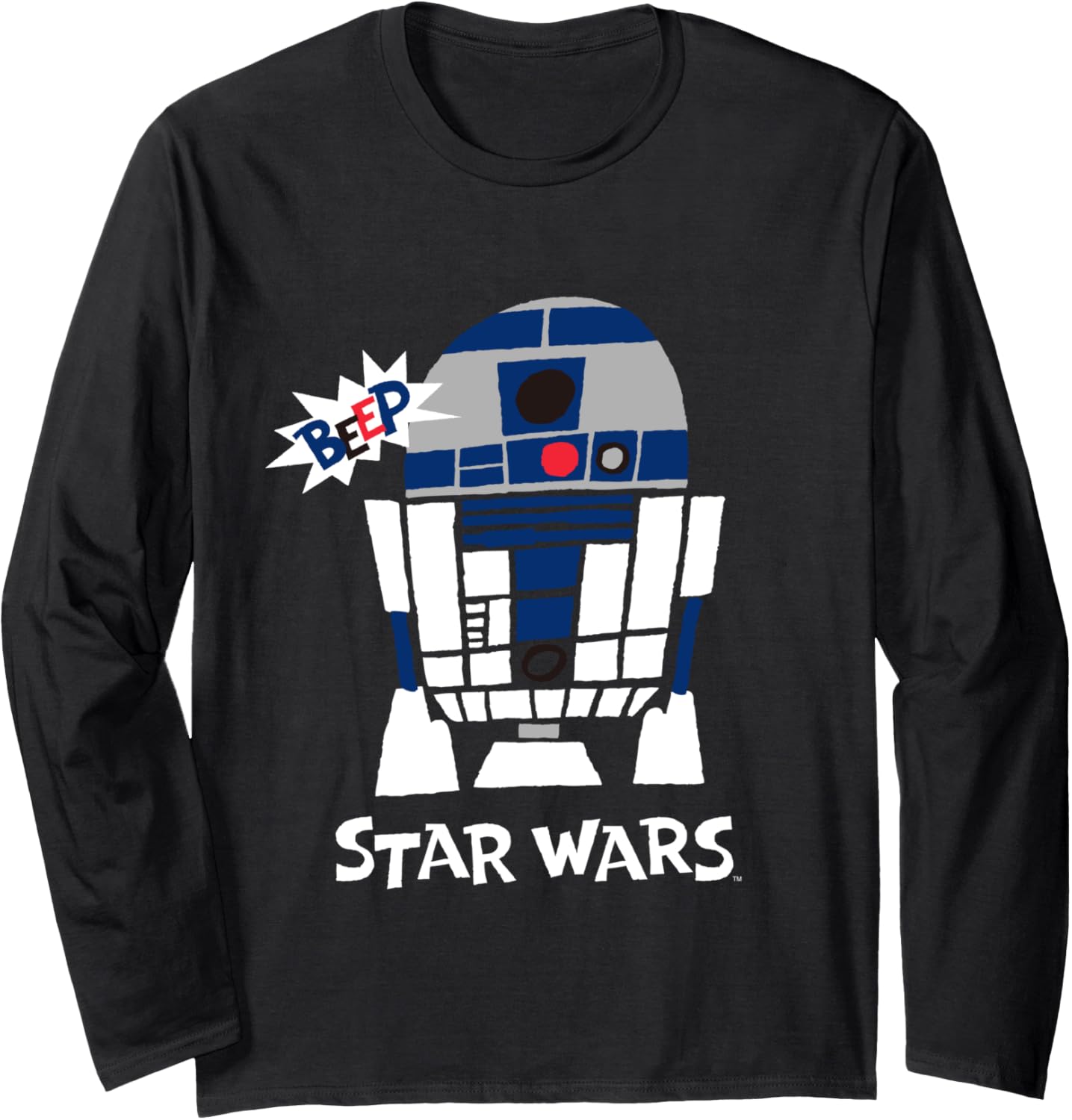Star Wars Classic R2-D2 Beep Droid Chibi Long Sleeve