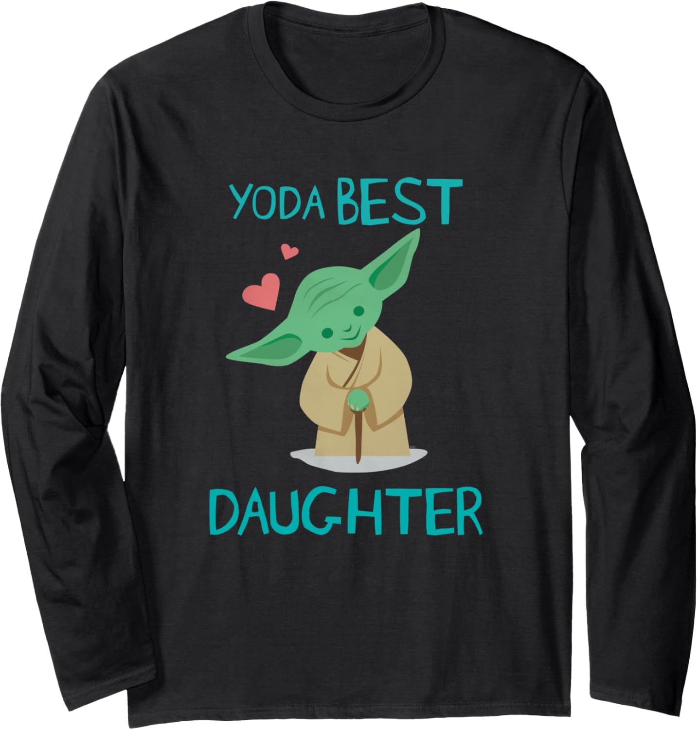 Star Wars Yoda Best Daughter Yoda Chibi Portrait Family Long Sleeve