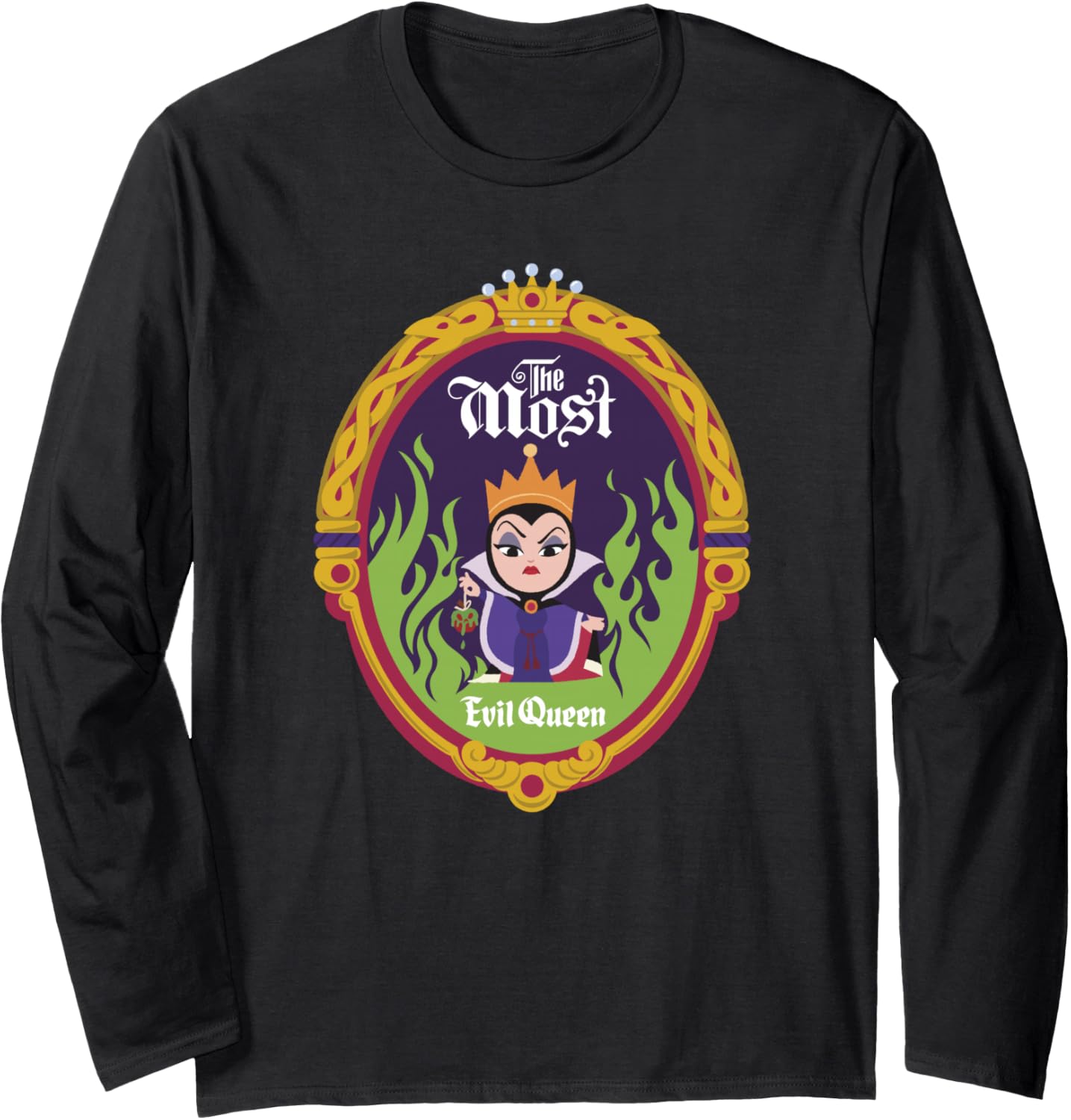 Disney Villains Kawaii The Most Evil Queen Chibi Long Sleeve