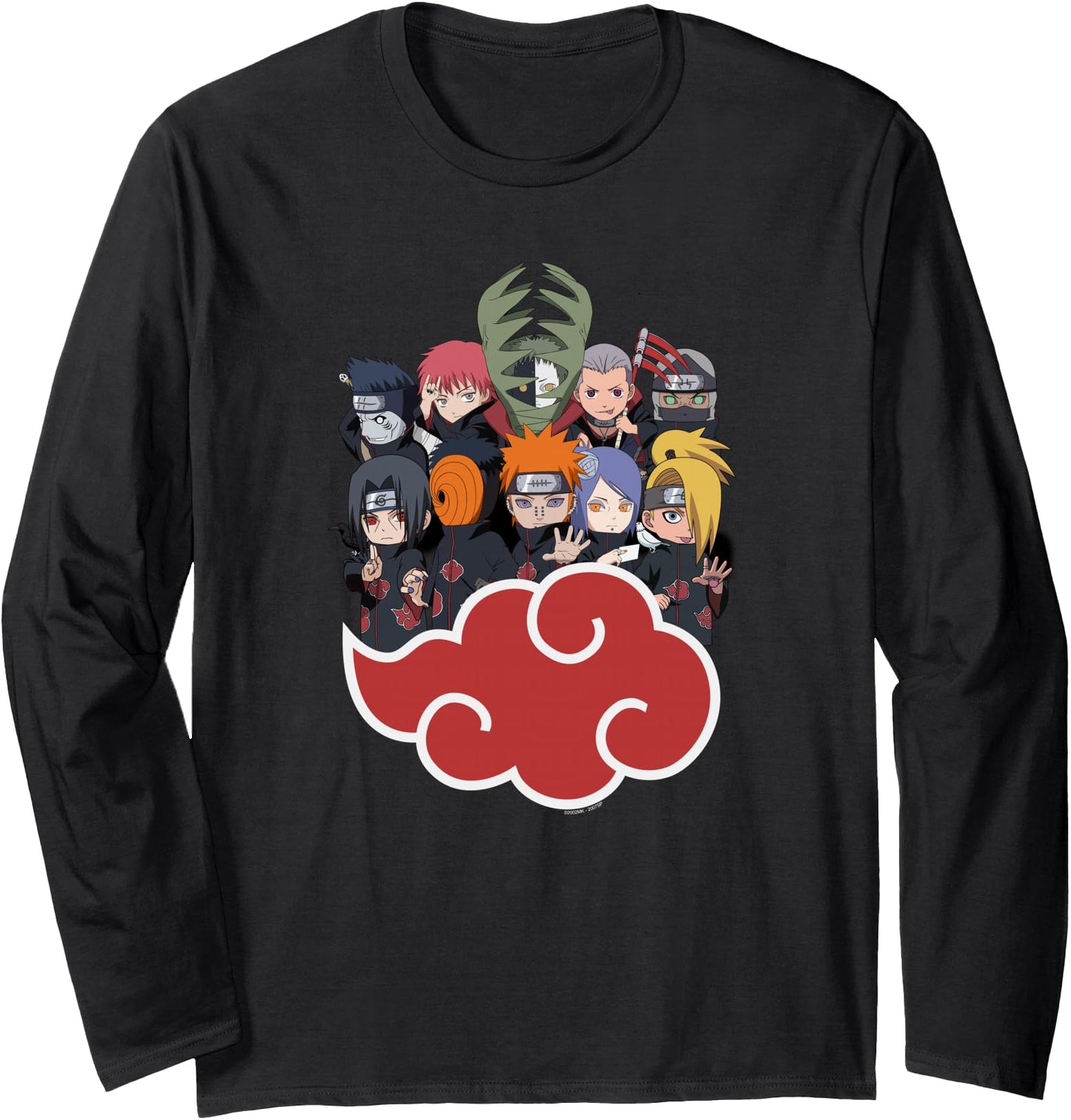 Naruto Shippuden Akatsuki Group SD Long Sleeve