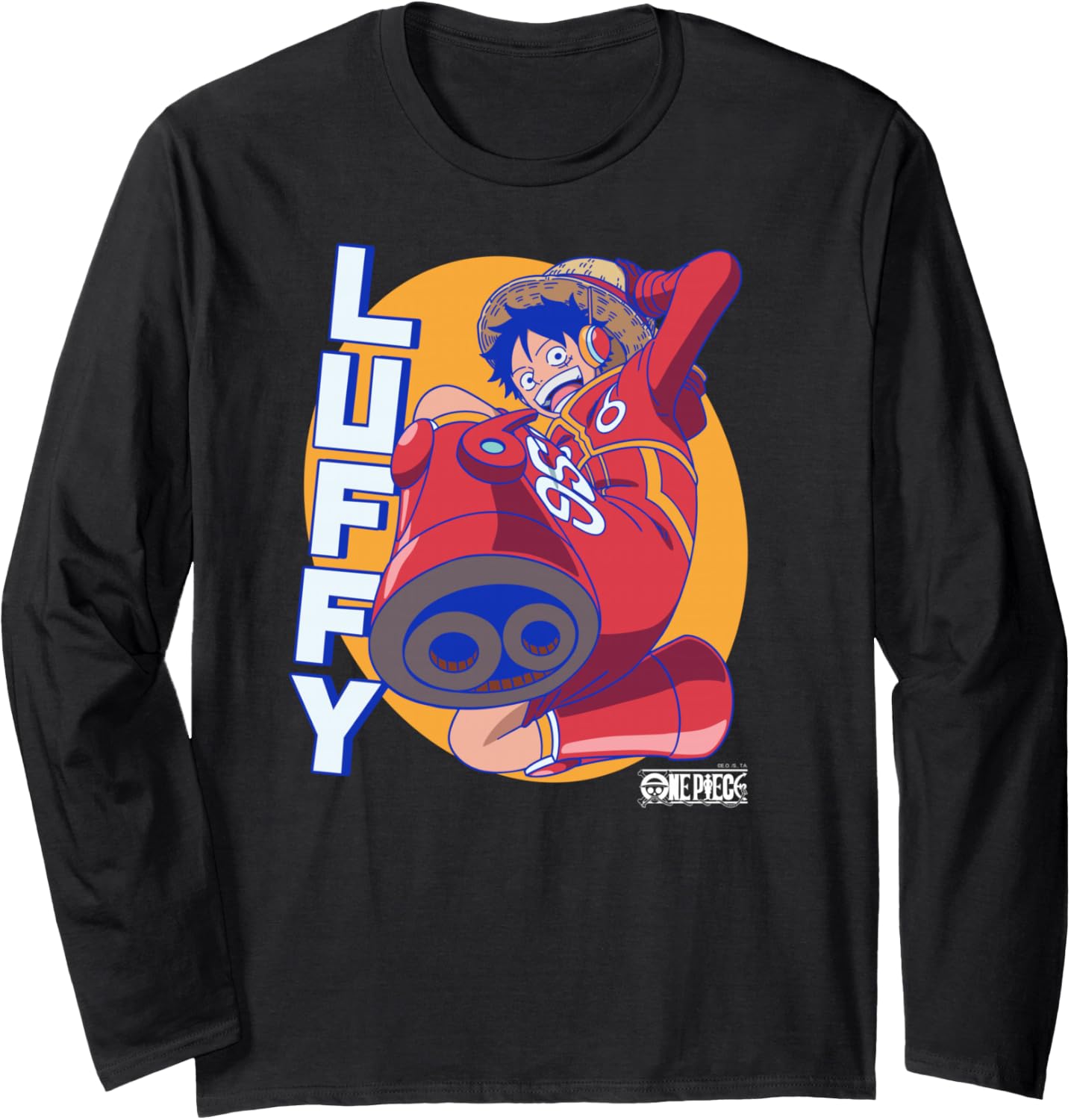 One Piece Anime Luffy Egghead Island Long Sleeve T-Shirt