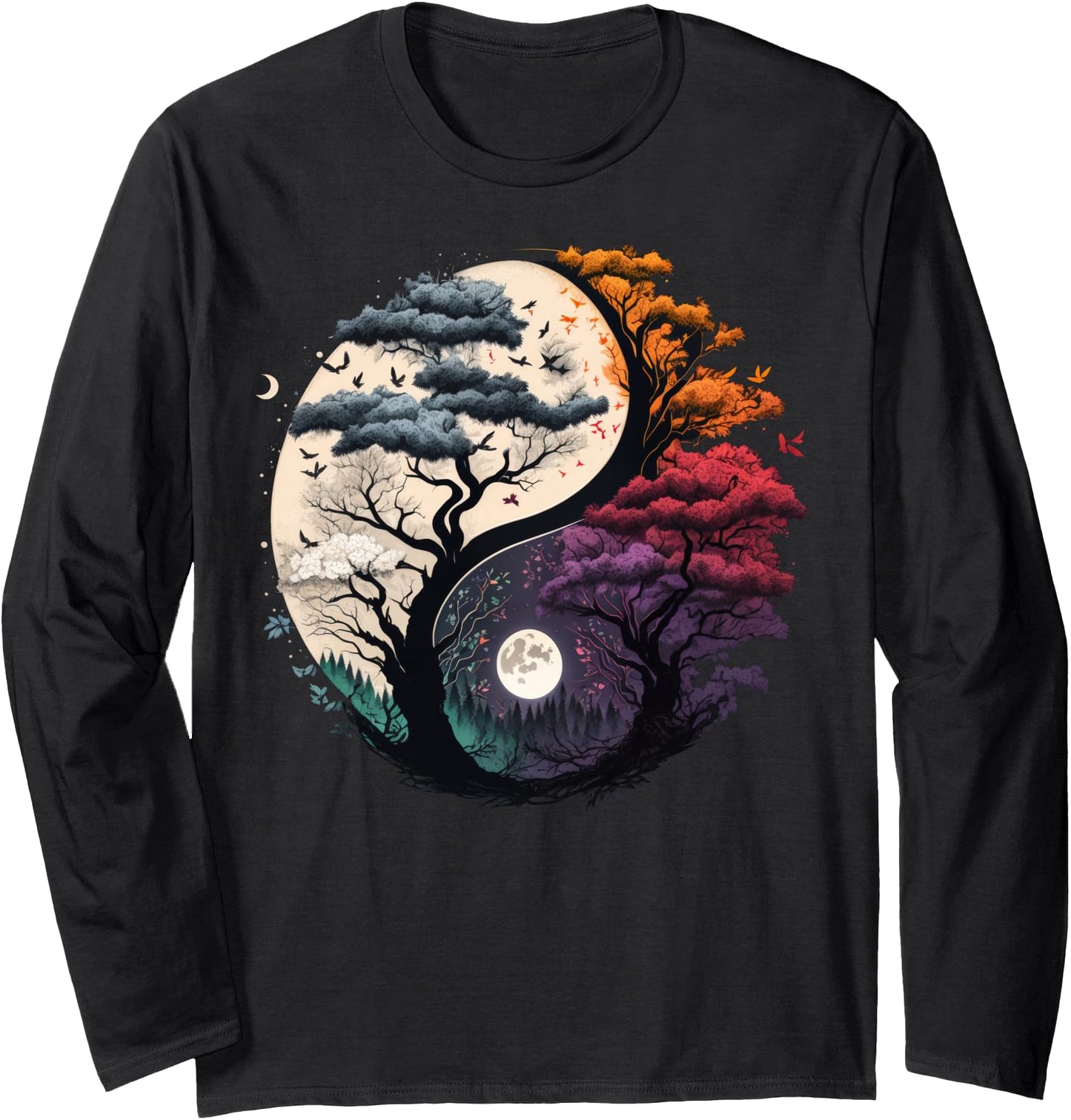 Tree of Life Yin Yang Long Sleeve