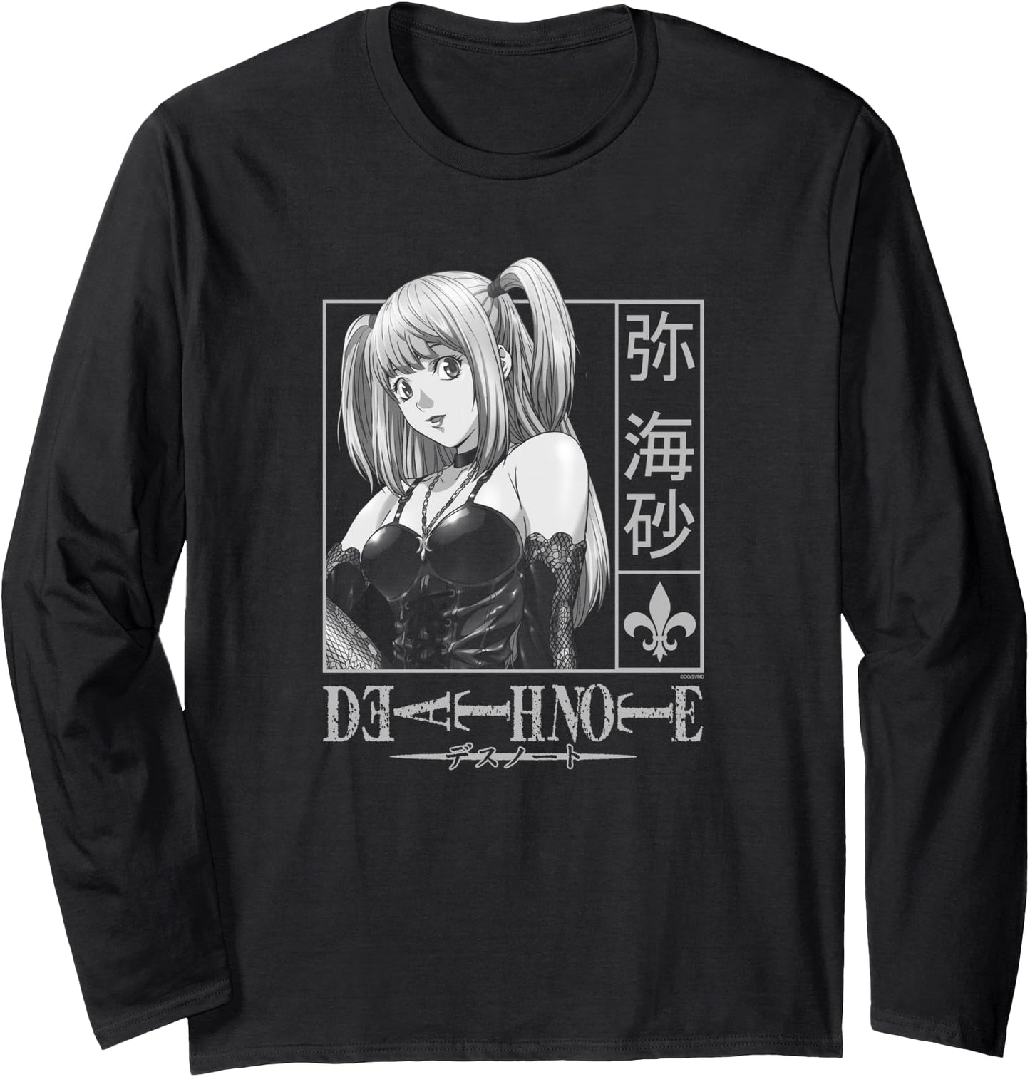 Death Note Misa Kanji Frame Anime Long Sleeve