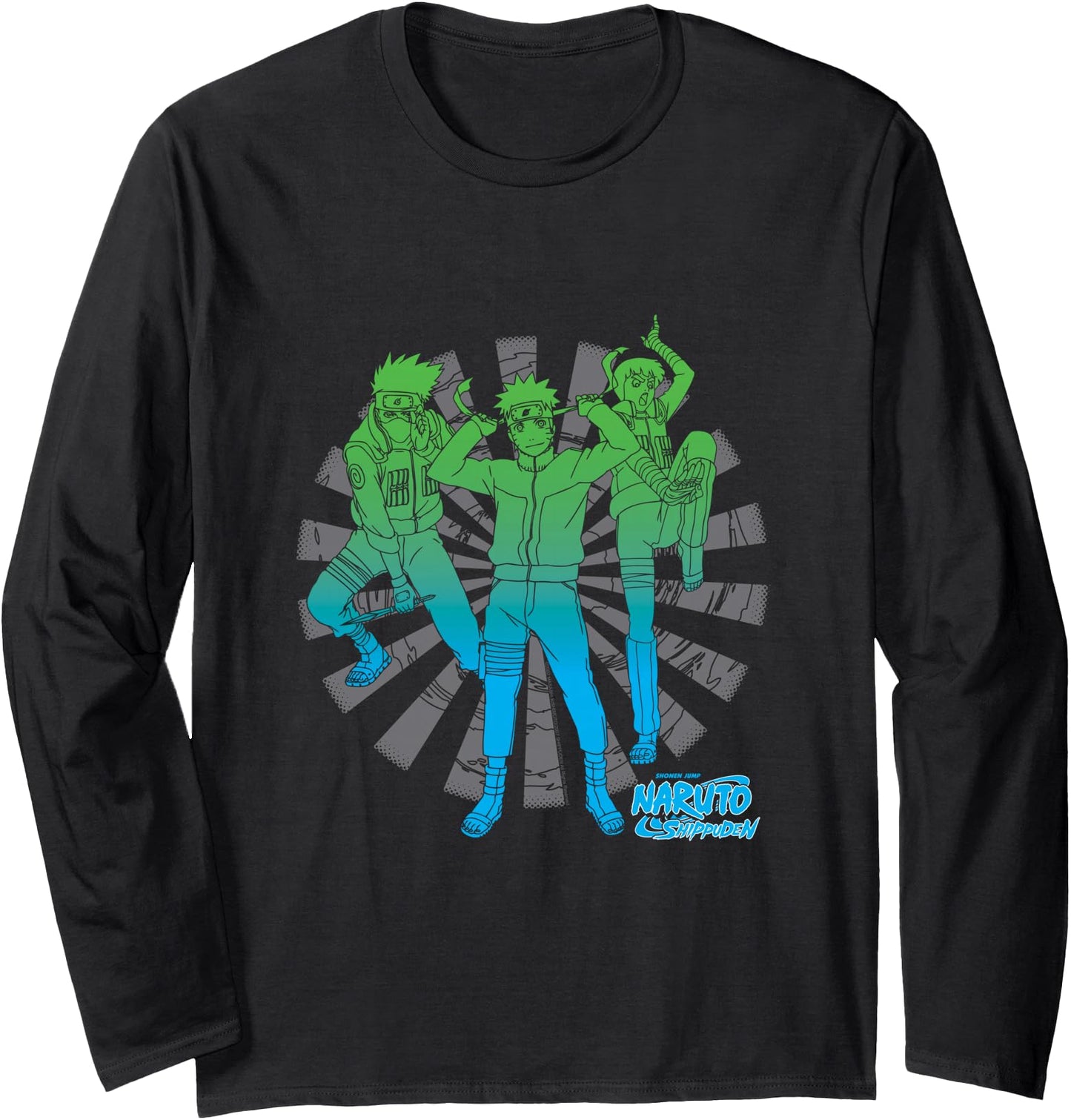 Naruto Shippuden Naruto Rock Lee Kakashi Anime Long Sleeve