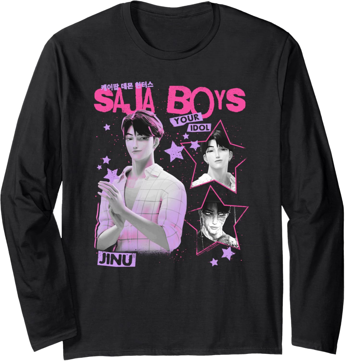 Kpop Demon Hunters Halloween Saja Boys Your Idol Jinu Long Sleeve