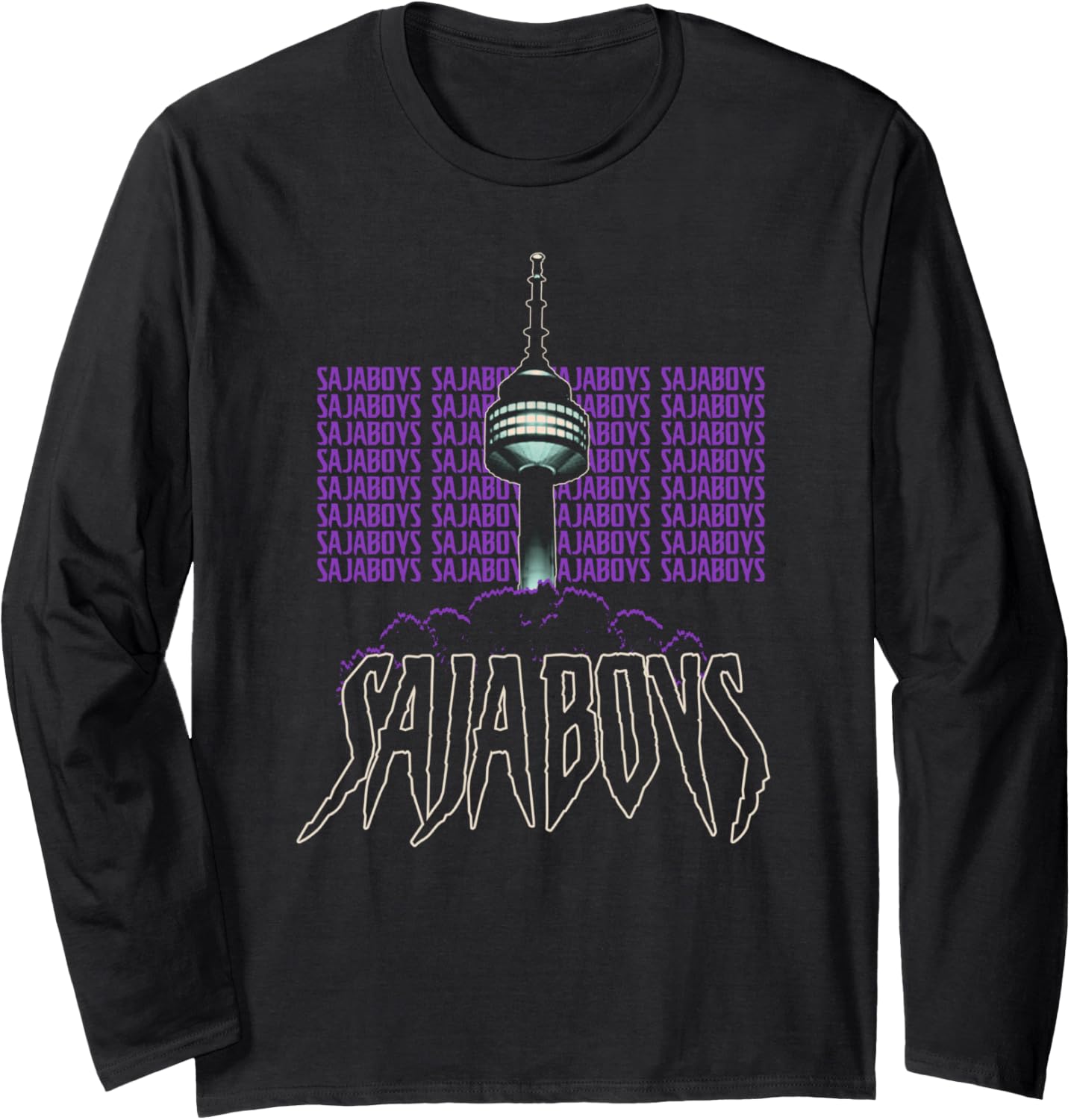 Kpop Demon Hunters Halloween Saja Boys Namsan Tower Long Sleeve