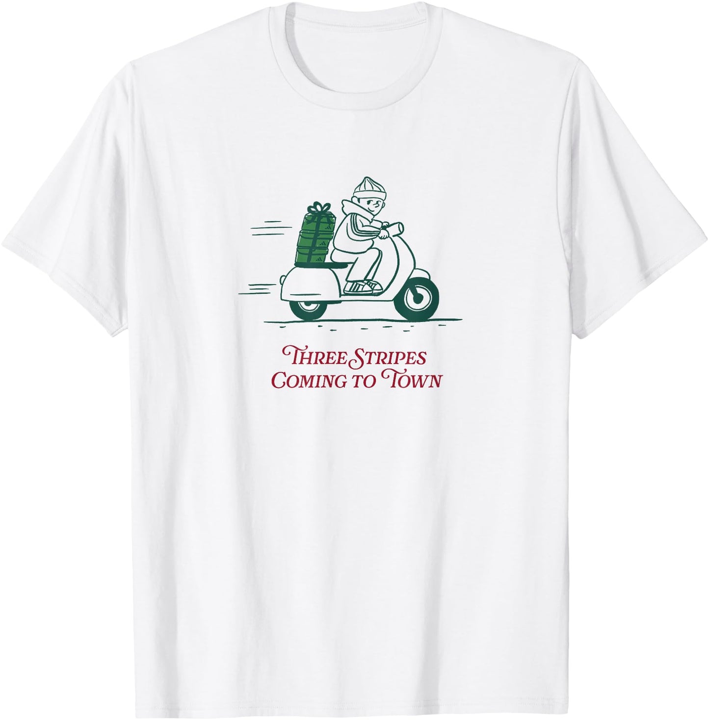 Adidas Three Stripes Coming to Town Holiday Graphic