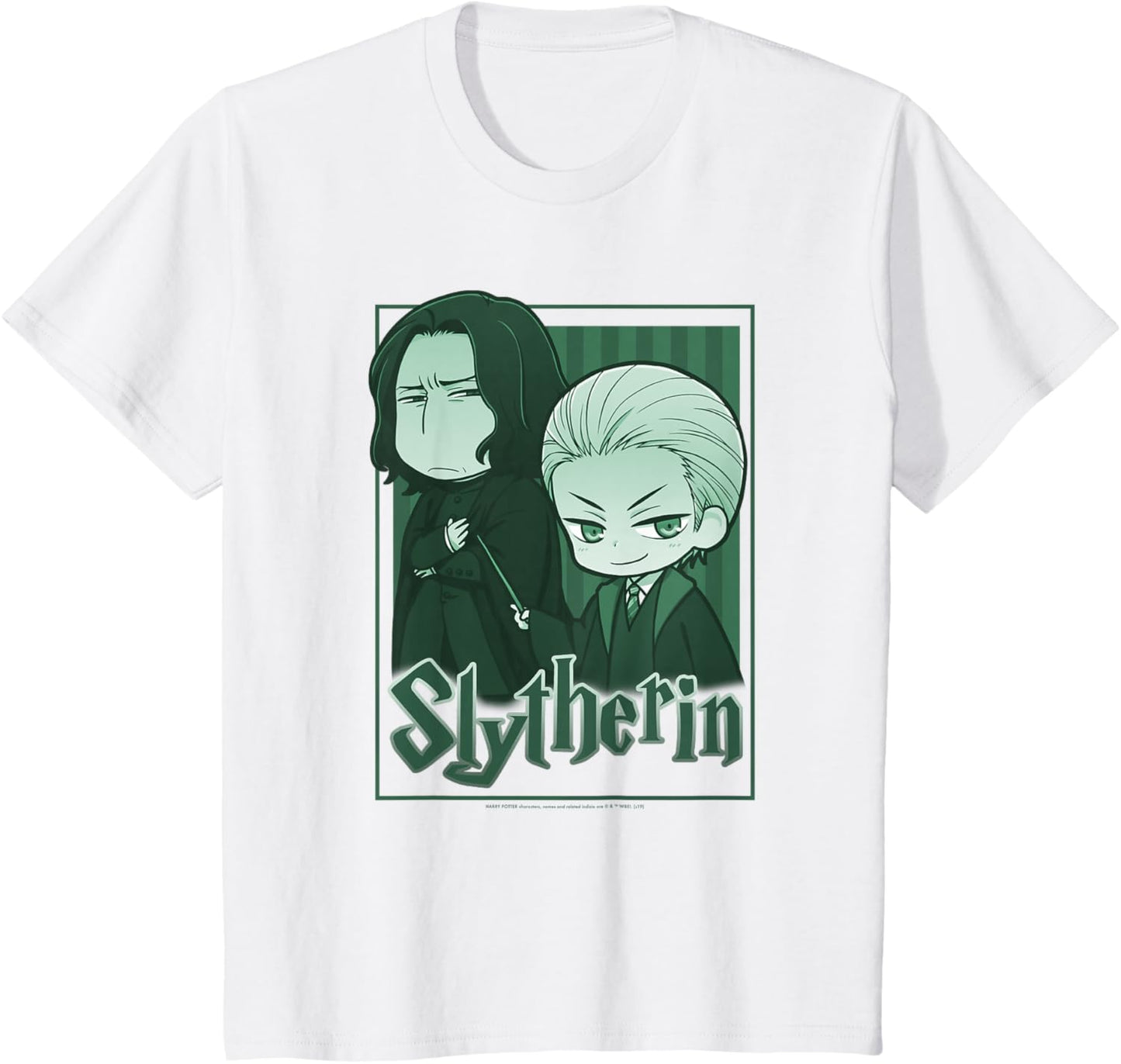 Kids Harry Potter Snape & Draco Slytherin Chibi Portrait Youth