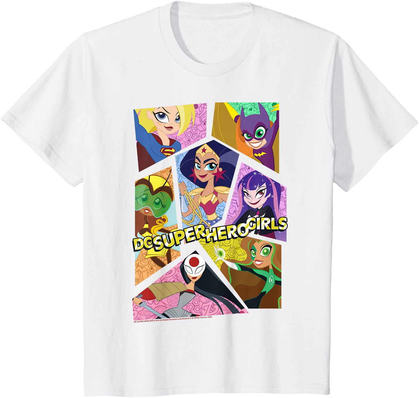 Kids DC Comics Super Hero Girls Group Collage