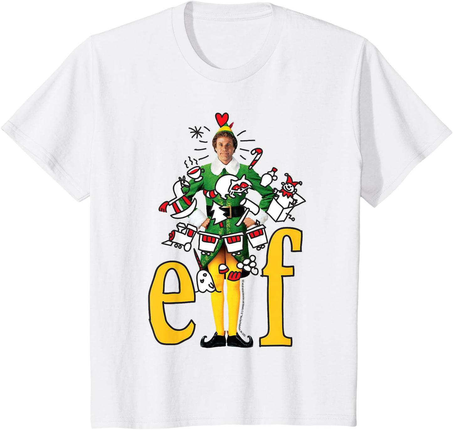 Kids Elf Buddy Cartoon Christmas Drawings