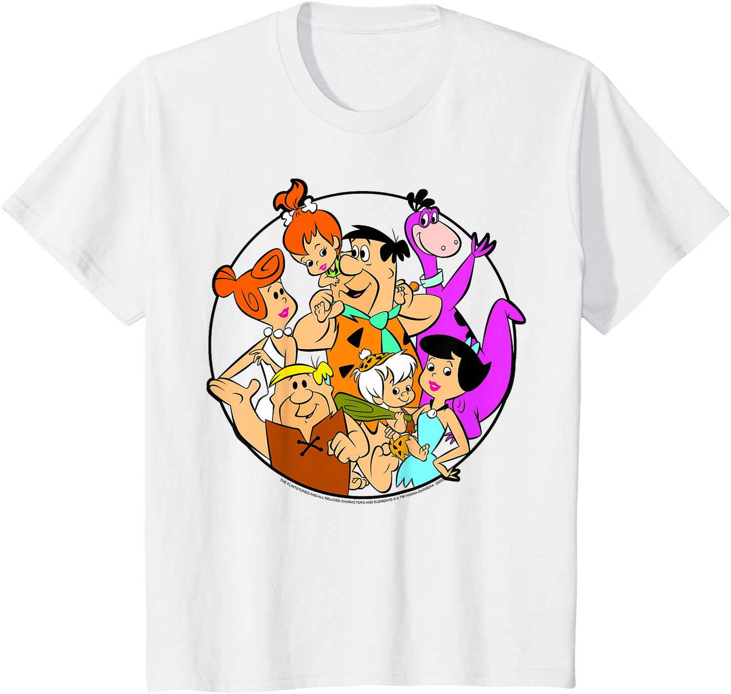 Kids The Flintstones Group Shot Circle
