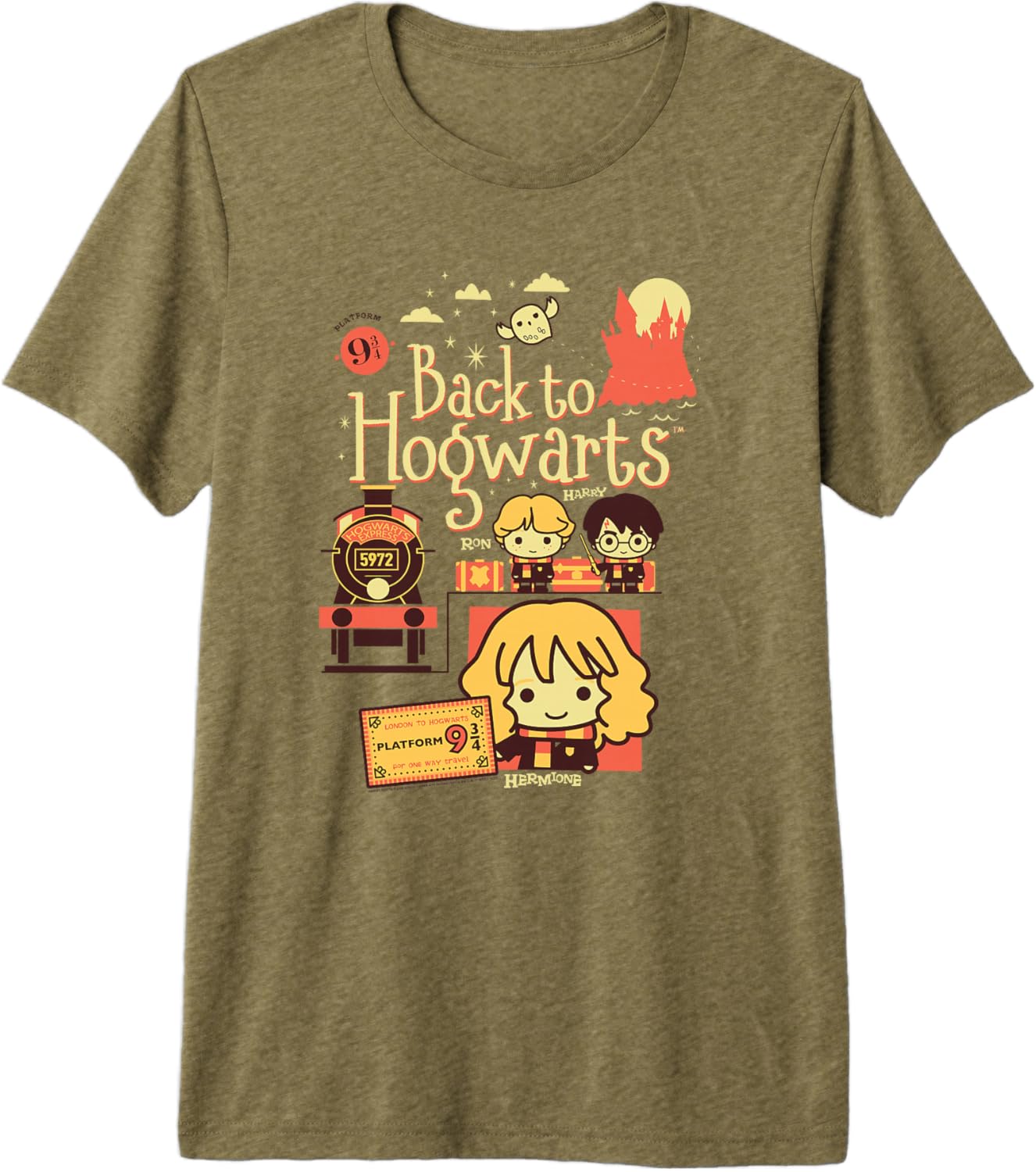 Harry Potter Back to Hogwarts Platform 9 3\/4 Chibis Premium Tri-Blend