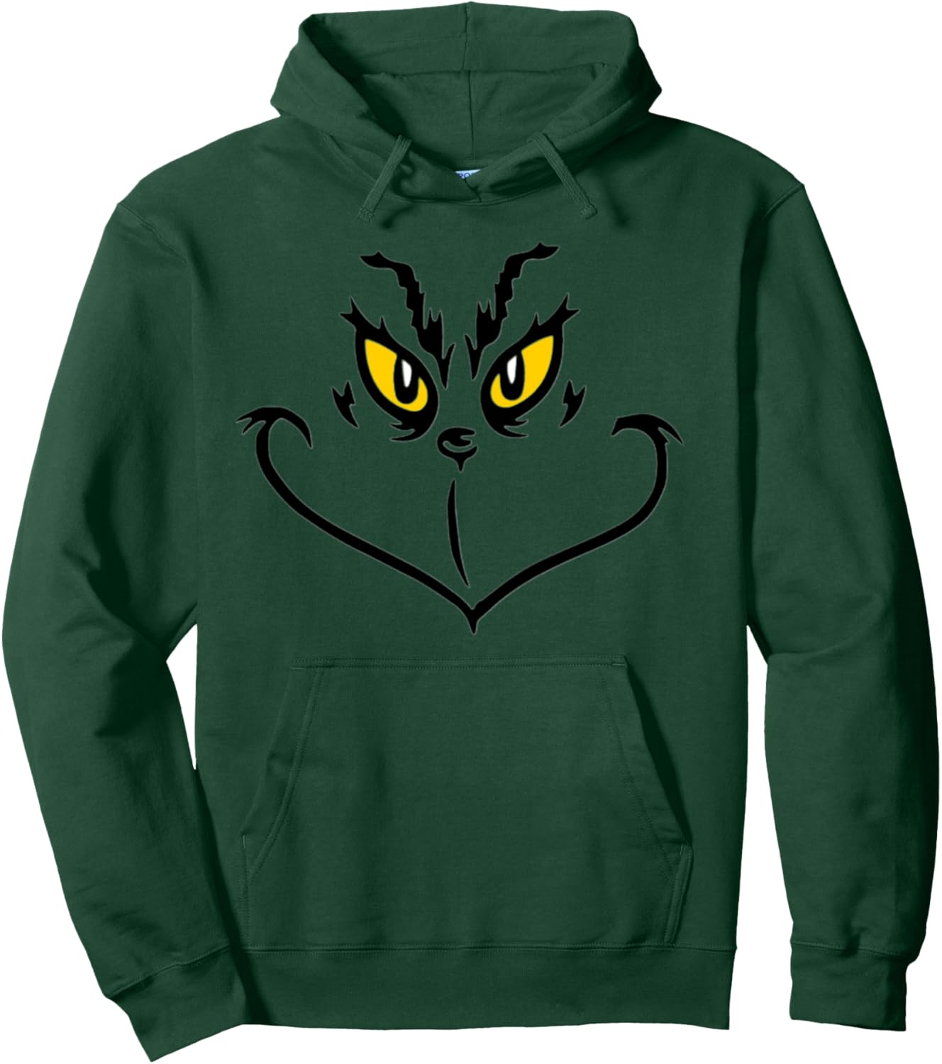Funny Christmas Elf Face Outfit | Funny Christmas Pullover Hoodie