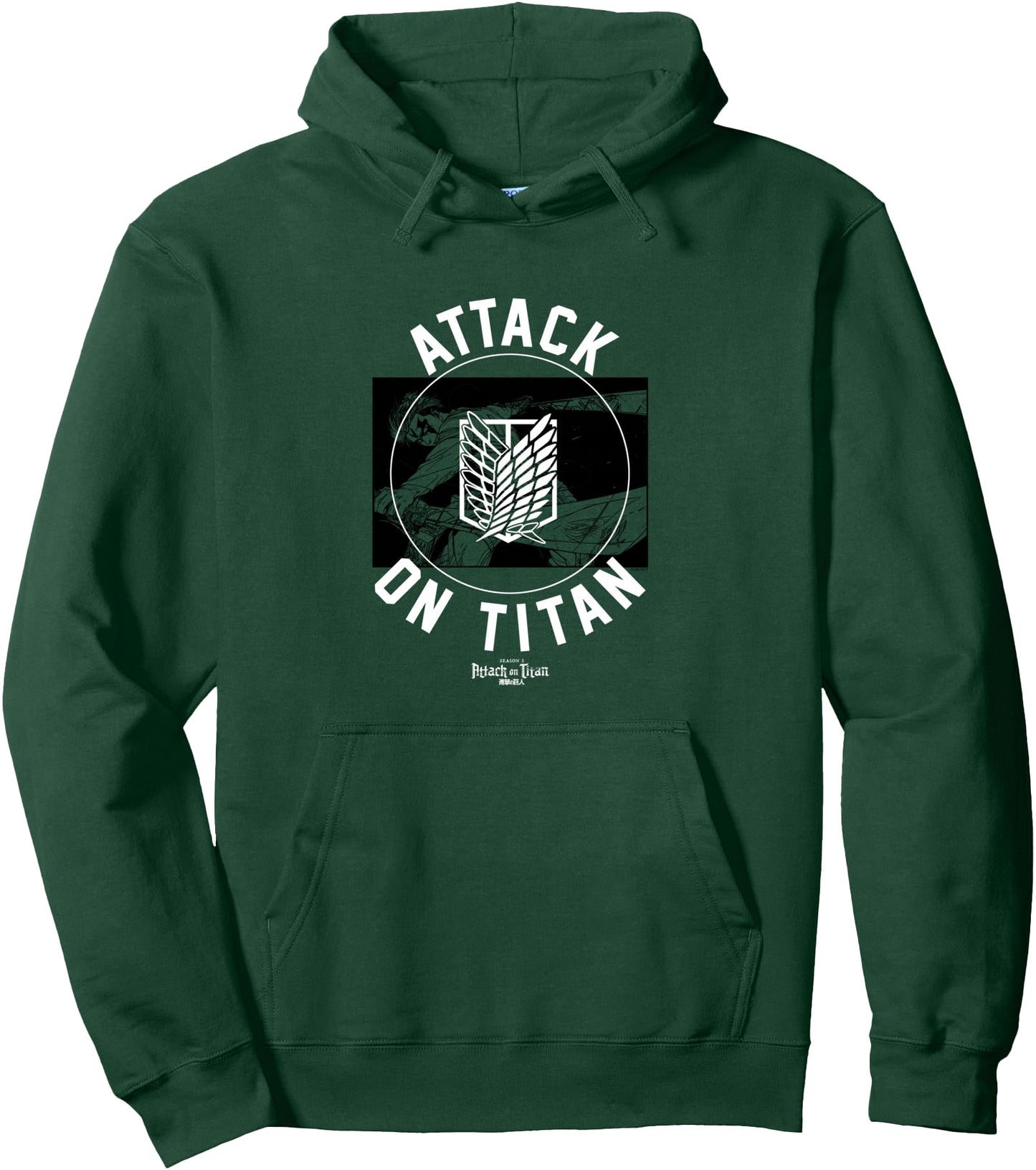 Attack on Titan Season 3 Sword Attack Circle Anime Pullover Hoodie