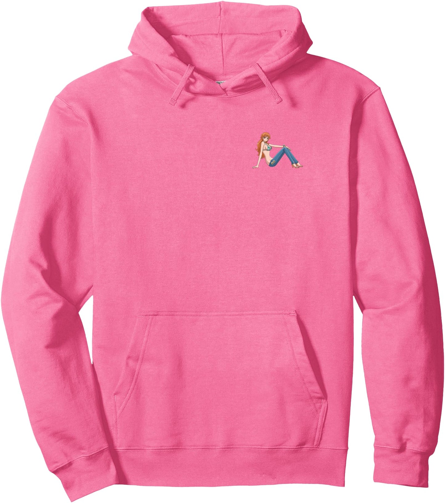 One Piece Anime Front and Back Nami Cat Burglar Pullover Hoodie
