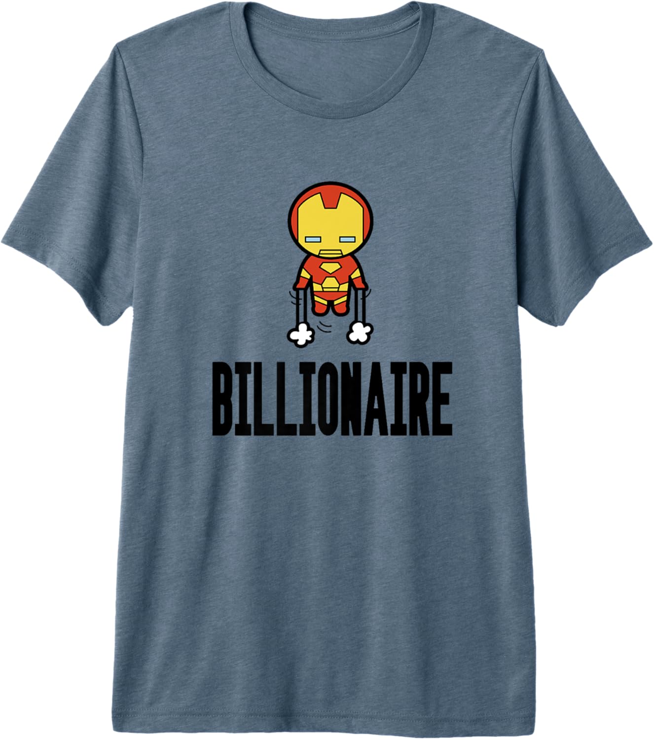 Marvel Kawaii Billionaire Chibi Iron Man Blast Off Logo Premium