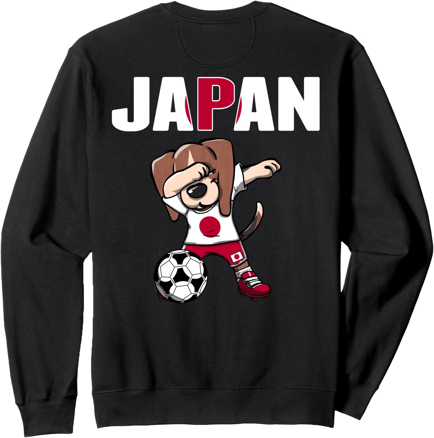 Dabbing Beagle Japan Soccer Fans Jersey Japanese Football Sweatshirt
