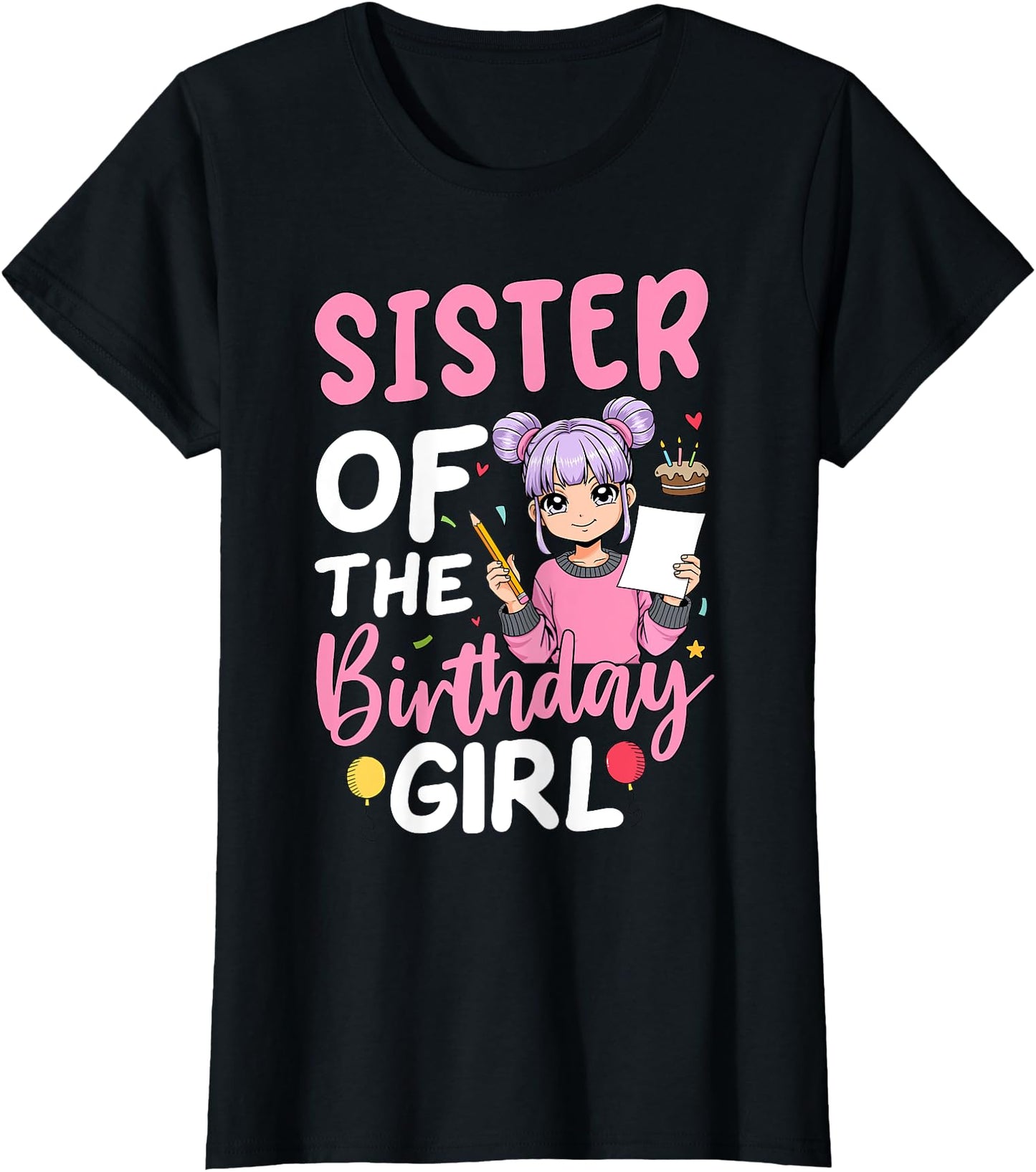 Sister Of The Birthday Girl Anime Sketching Girl Birthday