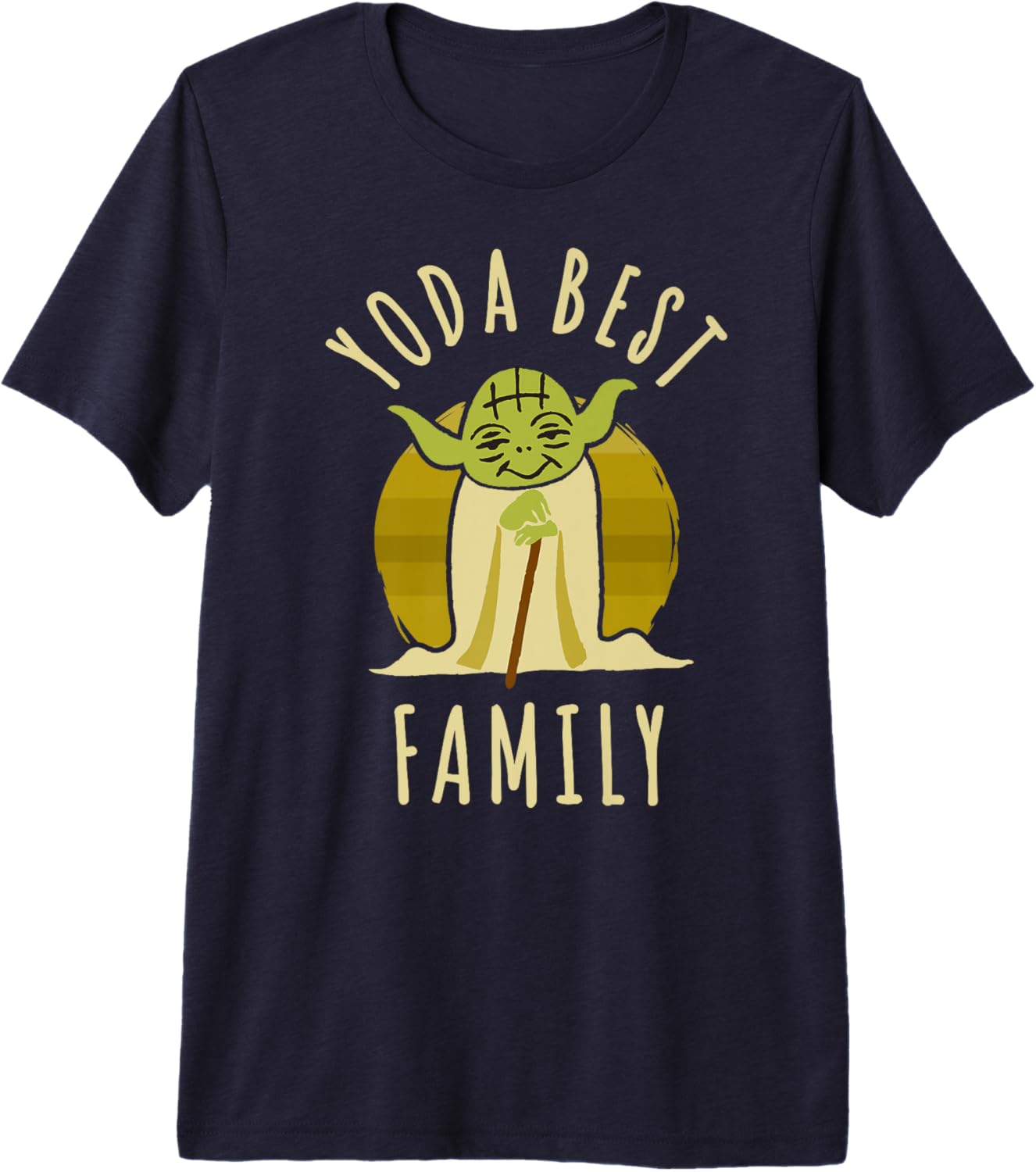 Star Wars Master Yoda Best Family Chibi Big Chest Poster Premium