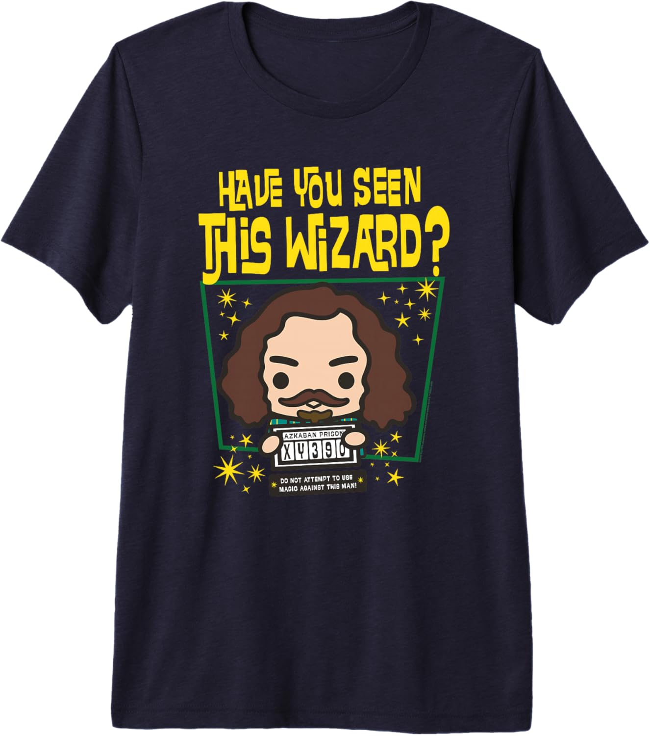 Harry Potter Have You Seen This Wizard? Sirius Black Chibi Premium Tri-Blend