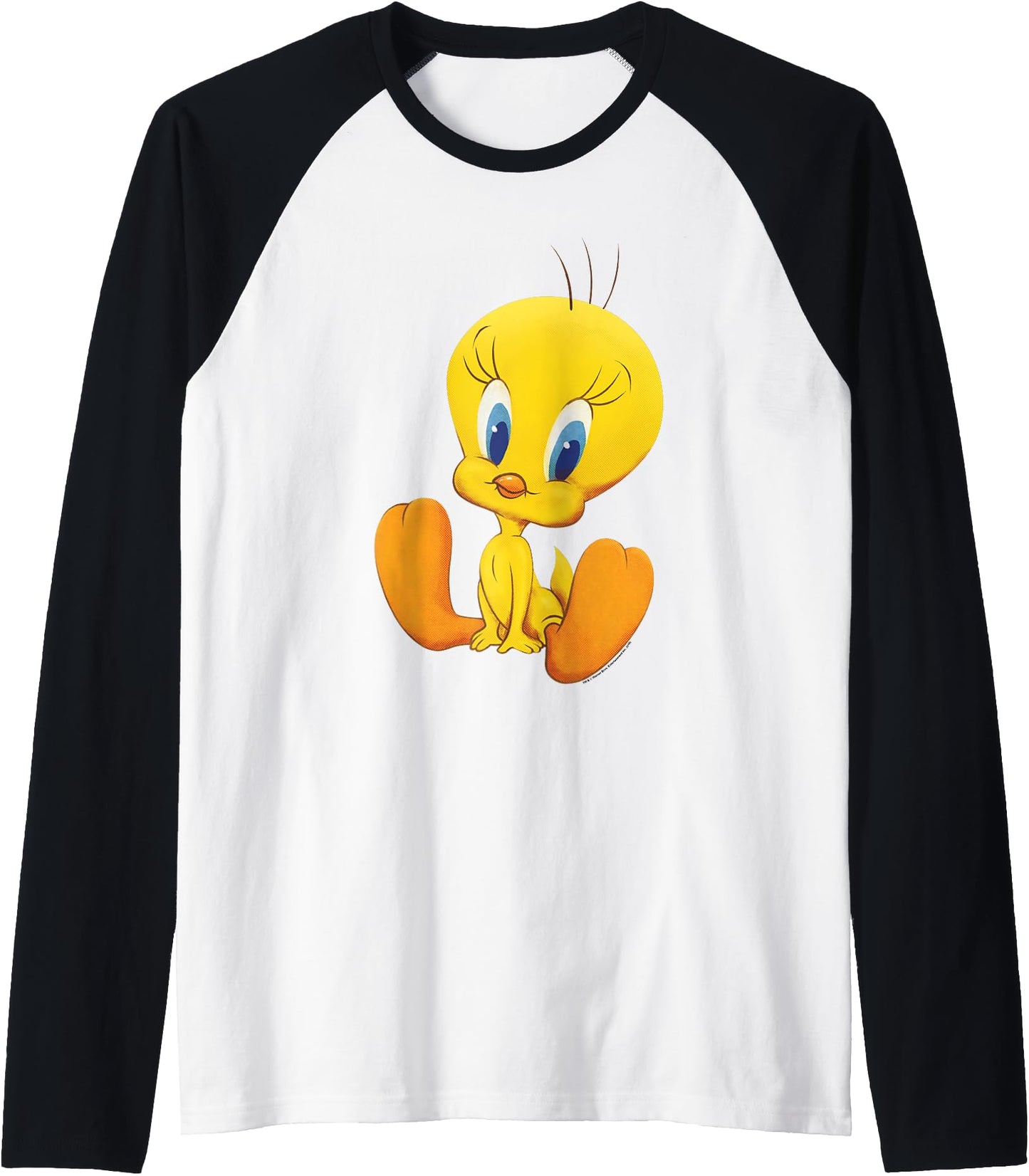Looney Tunes Cute Tweety Raglan Baseball Tee