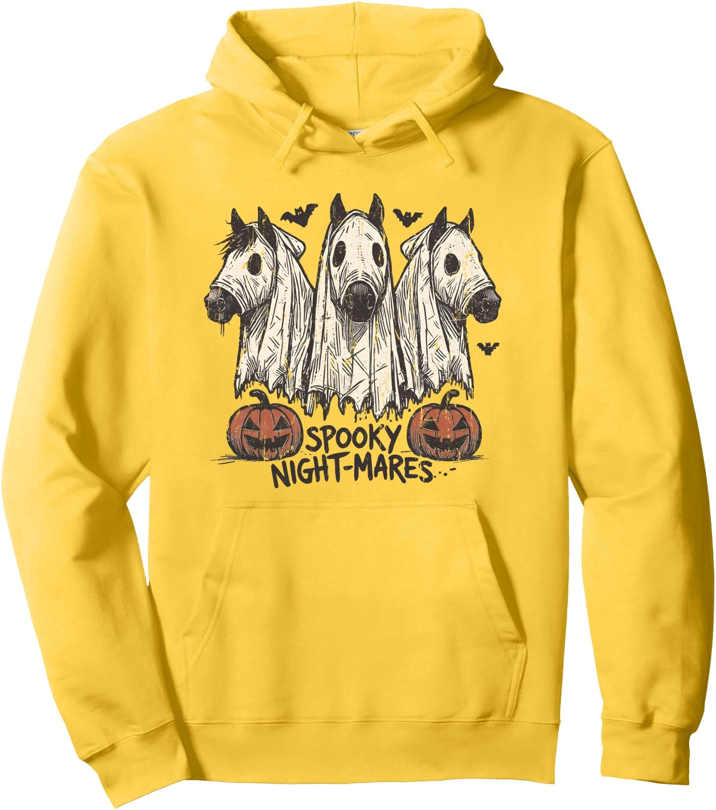Spooky Night-Mares Horse Halloween Pullover Hoodie