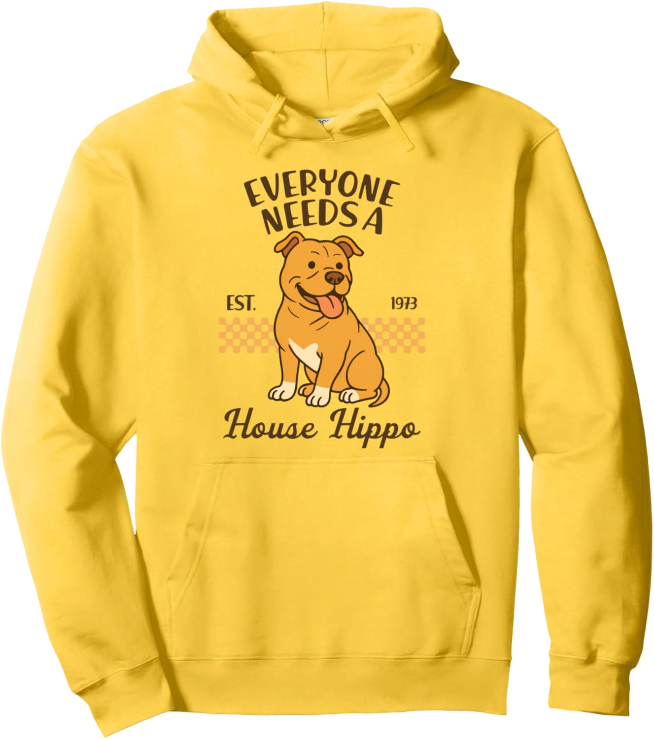 Pitbull Mom Pittie Mom Dog Mama Everyone Needs A House Hippo Pullover Hoodie