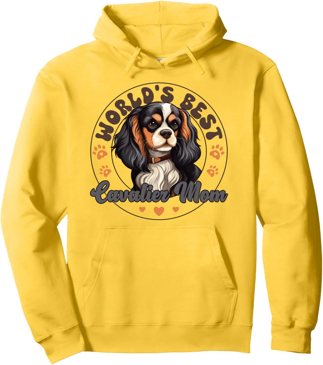Cavalier King Charles Spaniel Dog World's Best Cavalier Mom Pullover Hoodie