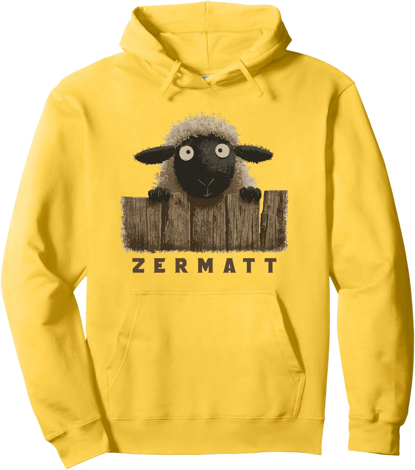 Zermatt Blacknose Sheep Cute Zermatt Switzerland Souvenir Pullover Hoodie