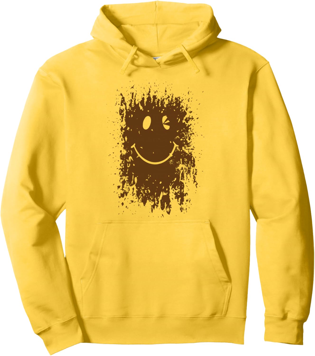 Funny Splash Mud Splatter Face Run Forest Gump Pullover Hoodie