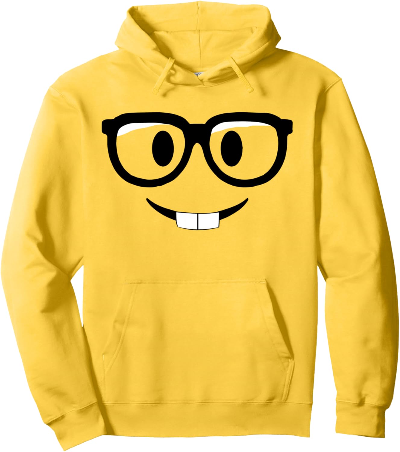 Nerd Emoticon With Glasses Pullover Hoodie