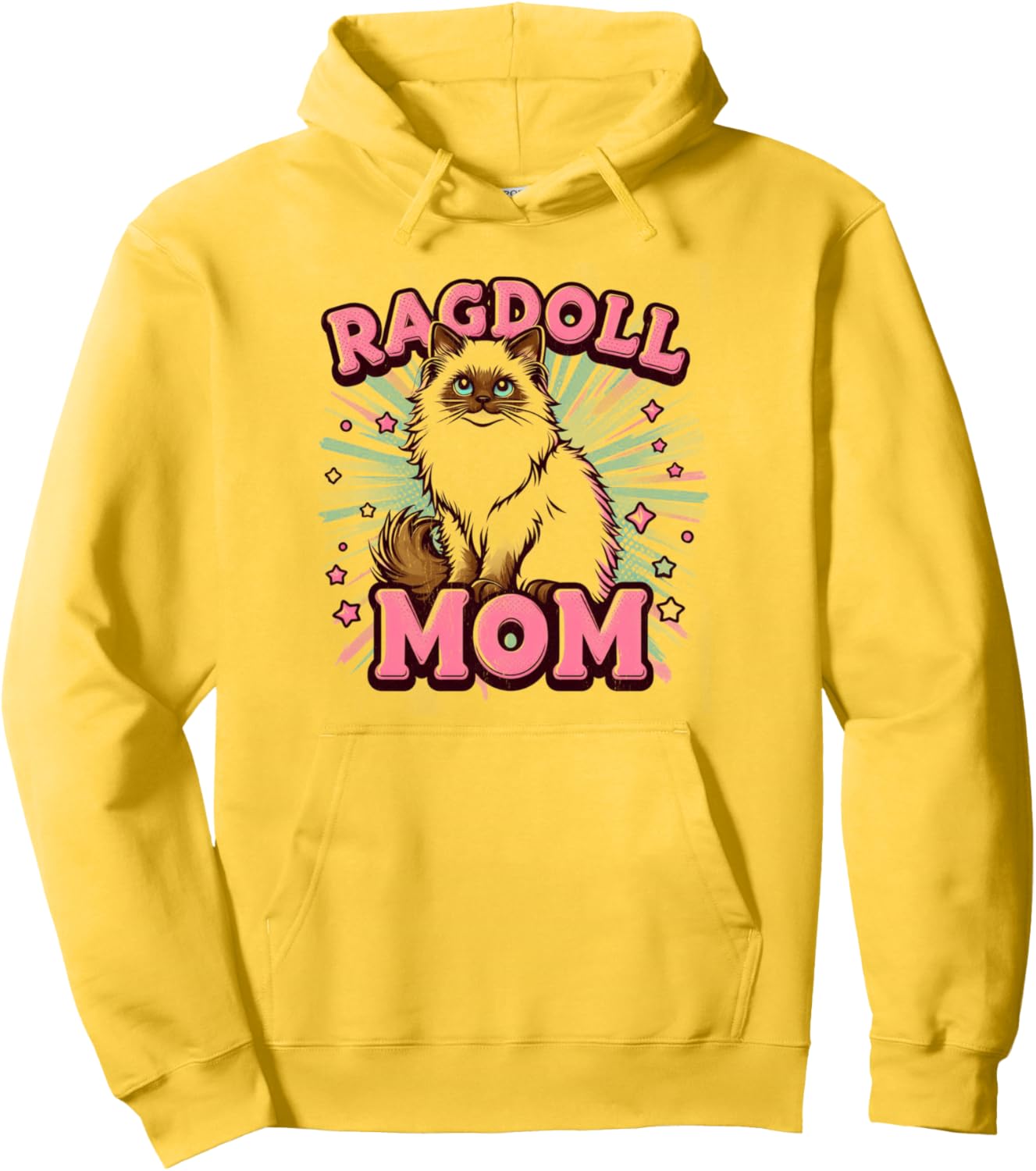Ragdoll Cat Mom Funny Ragdoll Cat Pet For Women Pullover Hoodie