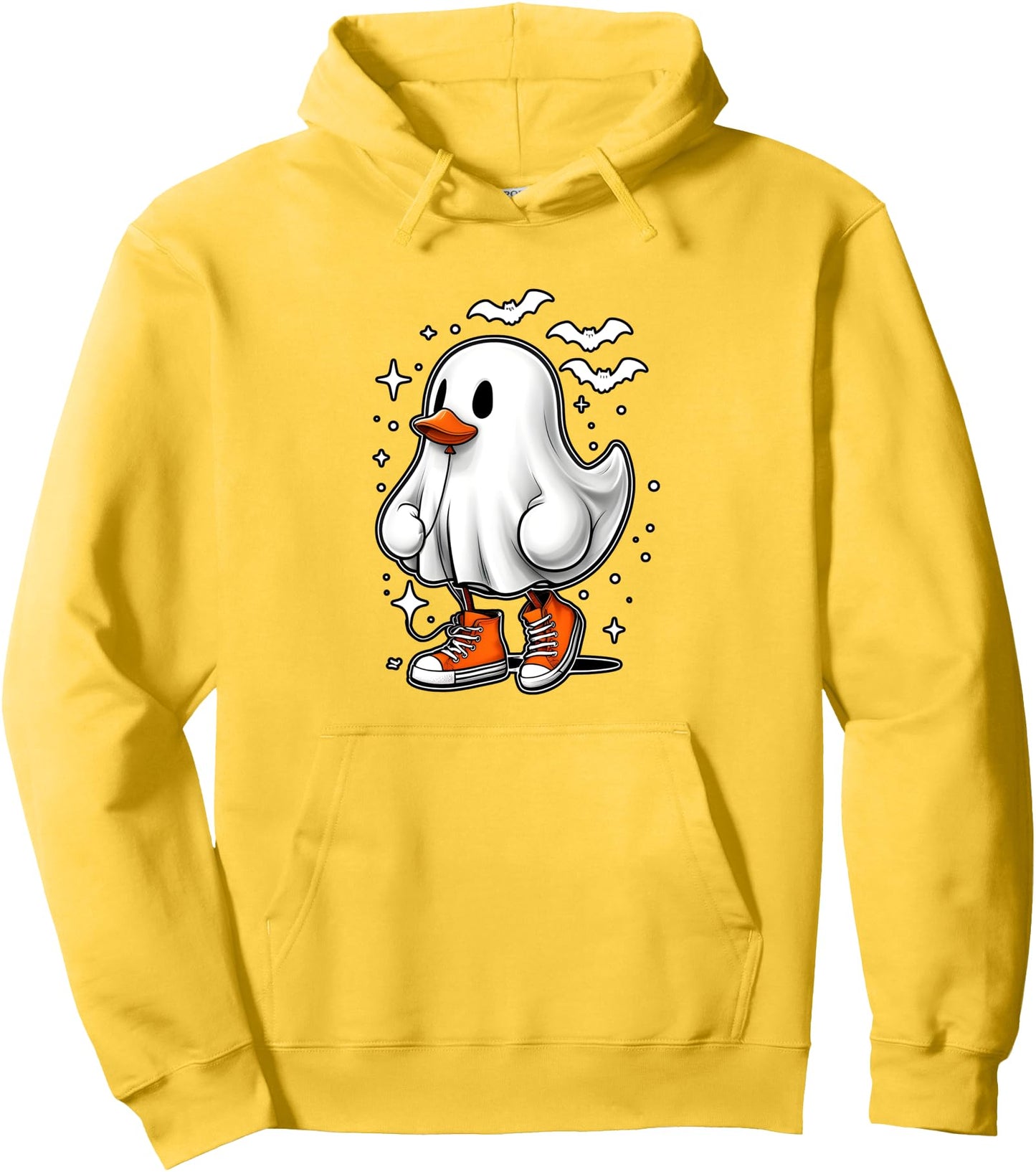 Funny Spooky Rubber Duck Halloween Design for Duck Lovers Pullover Hoodie