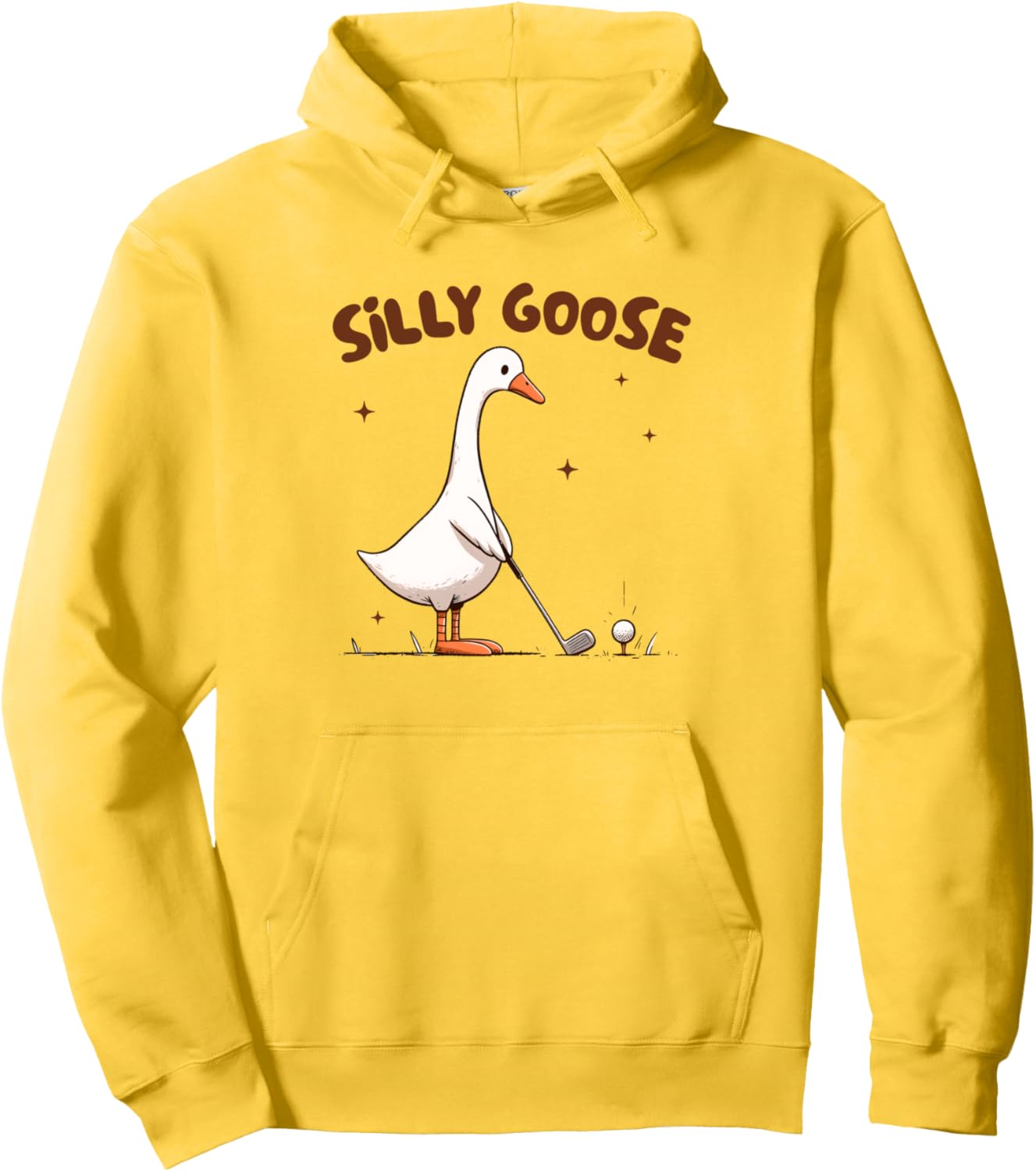 Golf Player Golfer Golf Club Par Tee Golf Vibes Silly Goose Pullover Hoodie