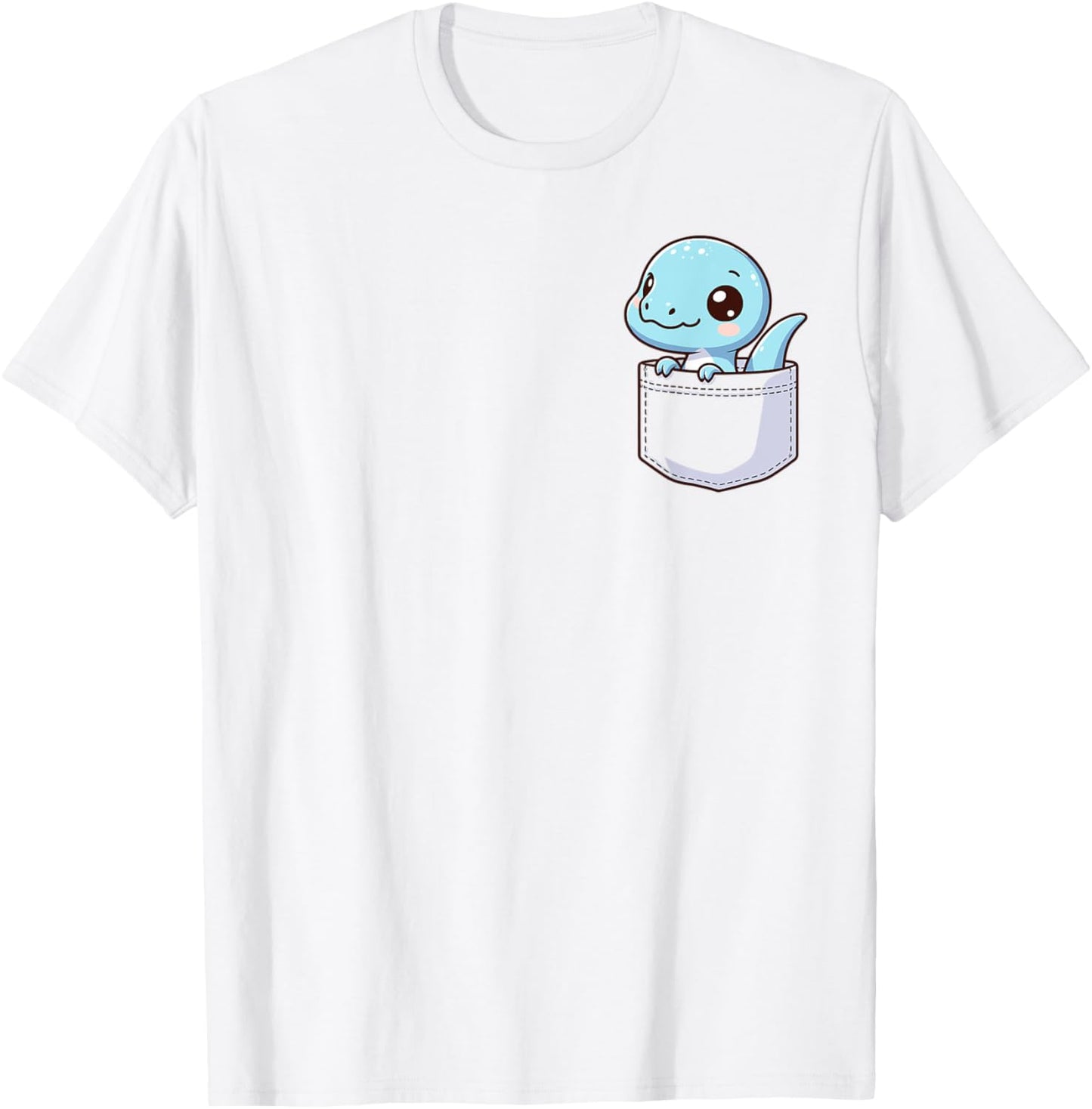 Adorable Chibi Japanese Pocket Kawaii Velociraptor