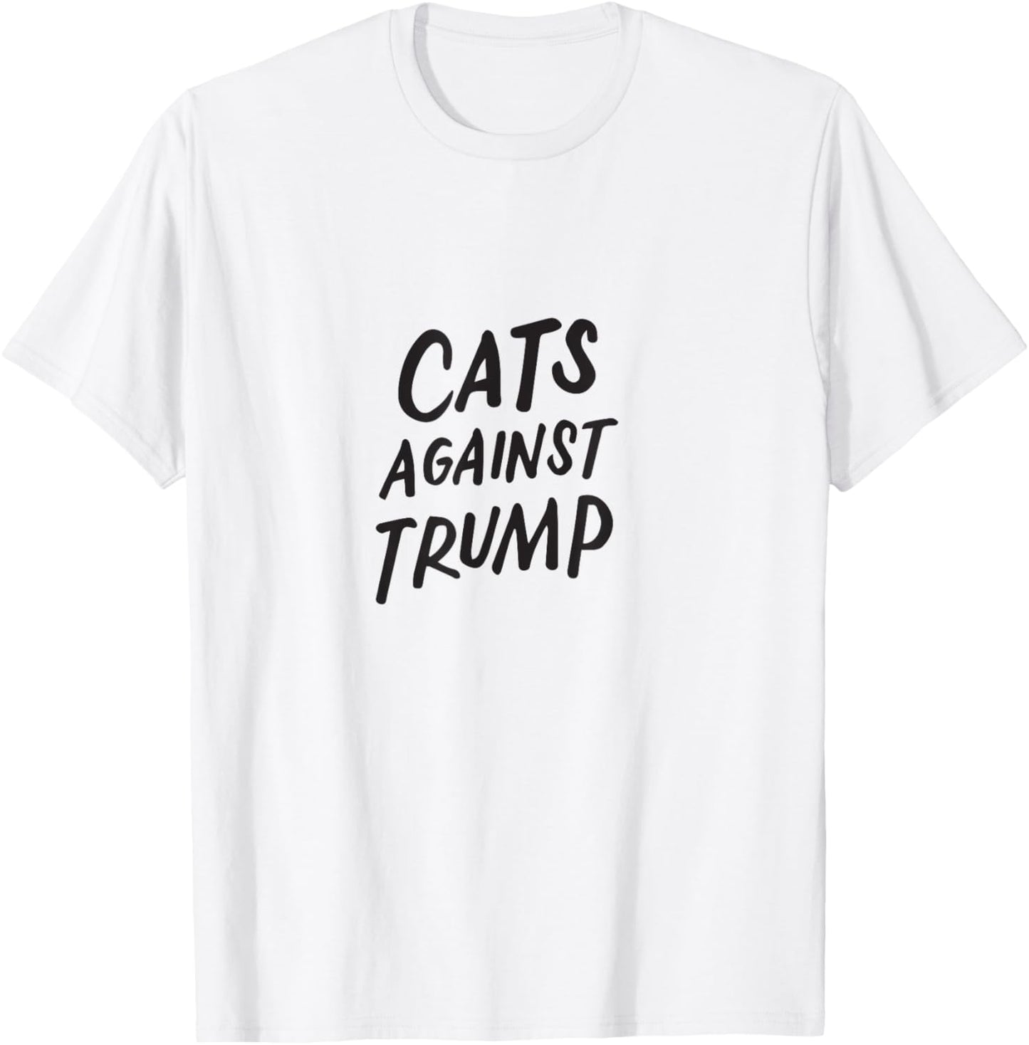 Cats Against Trump Funny Impeach Anti Trump 2020 Pet Lovers T-Shirt
