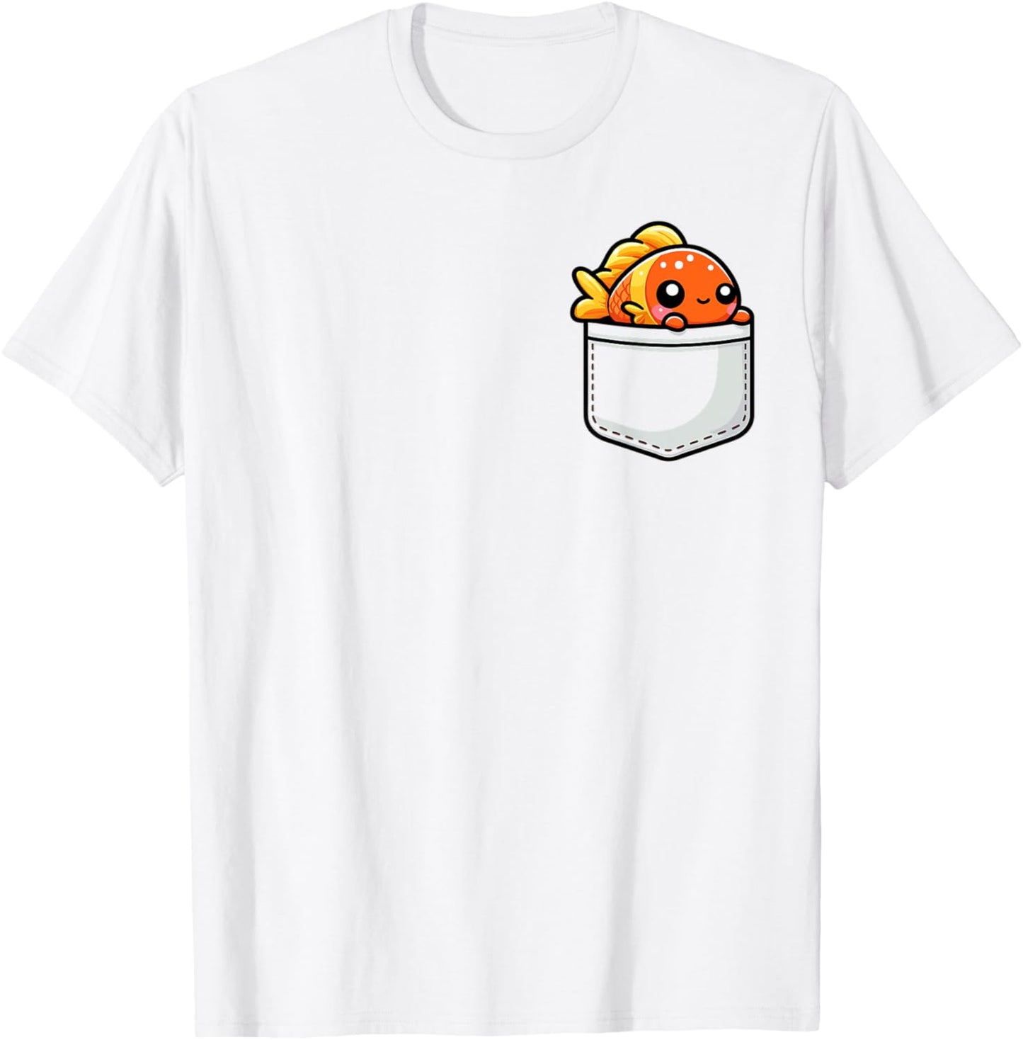 Adorable Cute Chibi Japanese Pocket Kawaii Goldfish