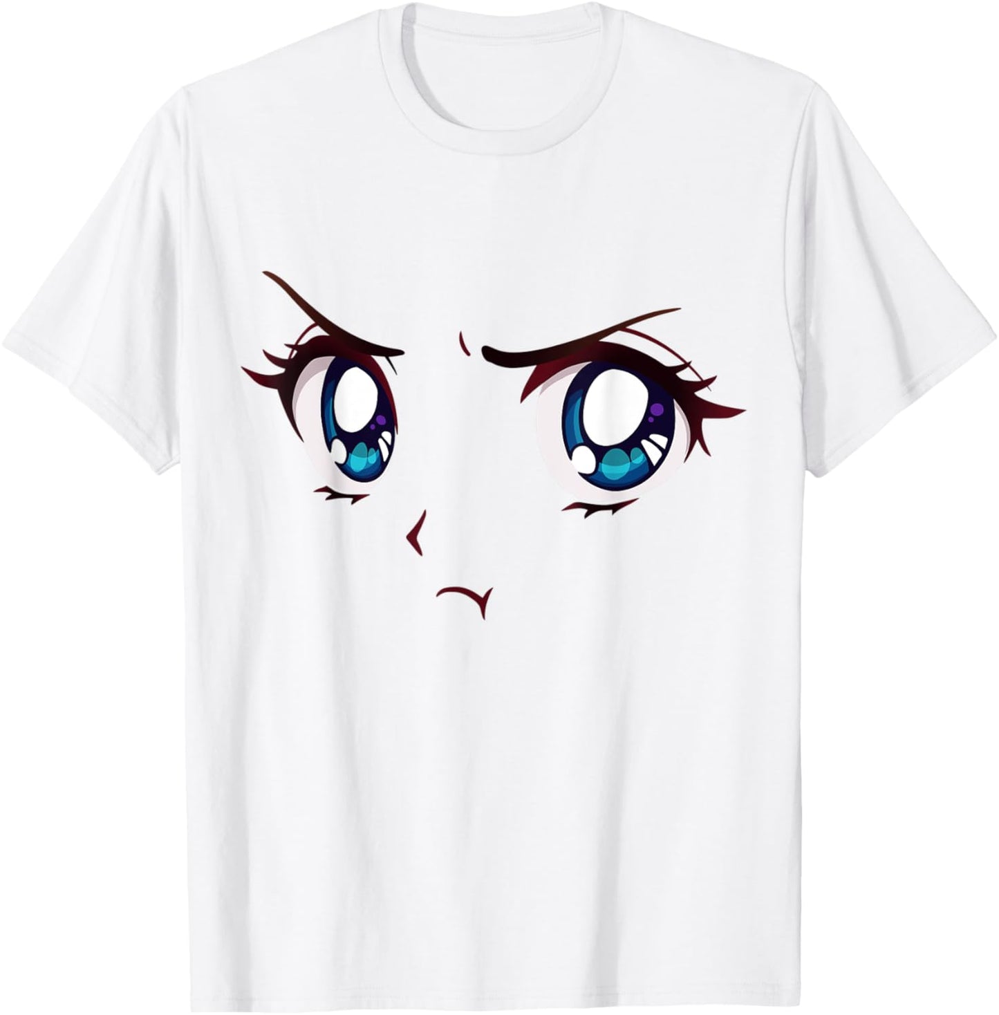 Angry Anime Eyes Shirt Face Mood Aesthetic Anime Merch