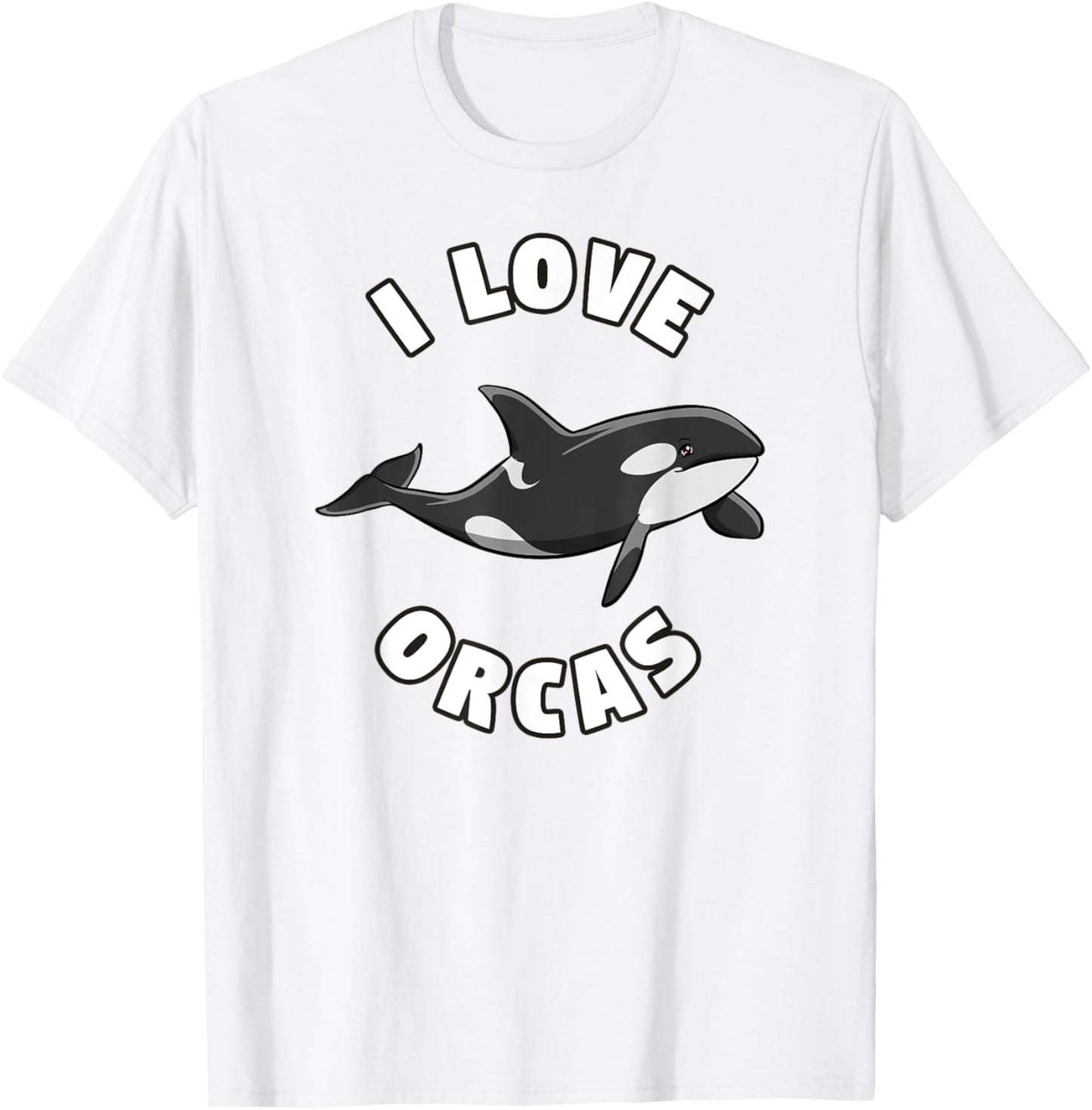 I Love Orcas Killer Whale T-Shirt Activist Orca Lover Tee T-Shirt