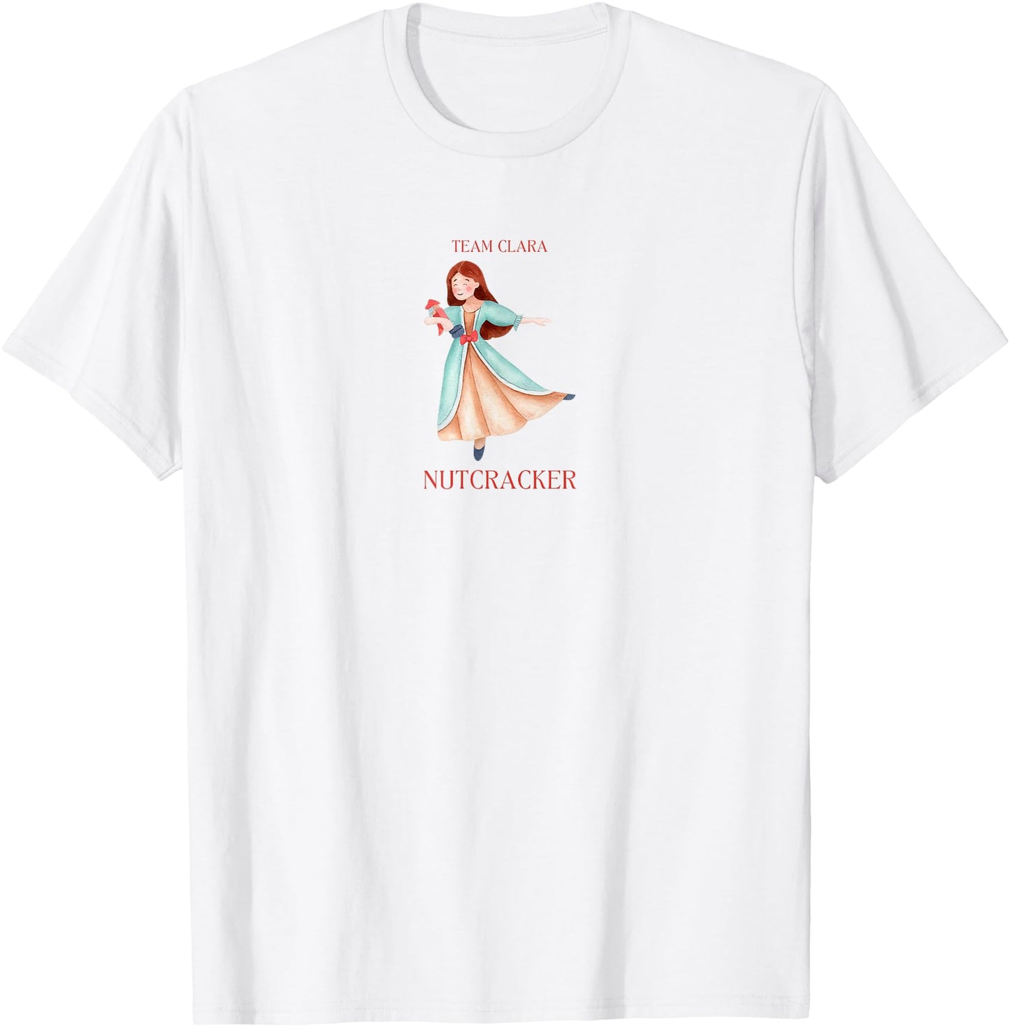 Team Clara Nutcracker Christmas Ballet Ballerina Graphic