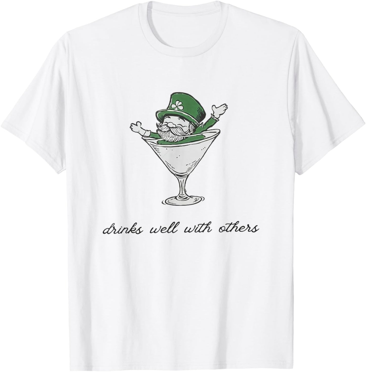 Leprechaun Martini Cocktail St Patrick's Day Womens