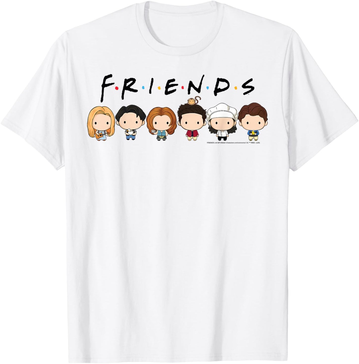 Friends Chibi Group Shot Lineup