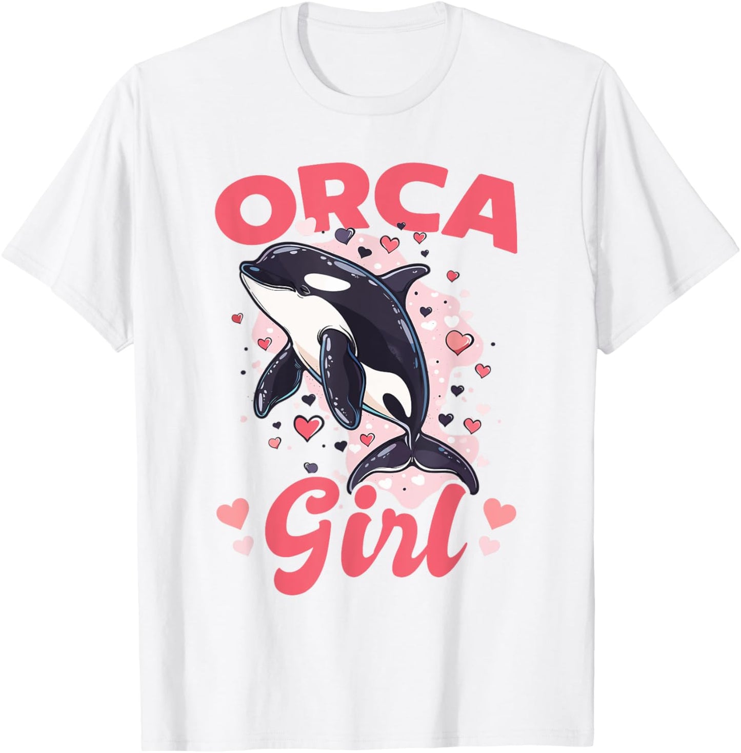 Funny Orca Animal Orca Girl T-Shirt