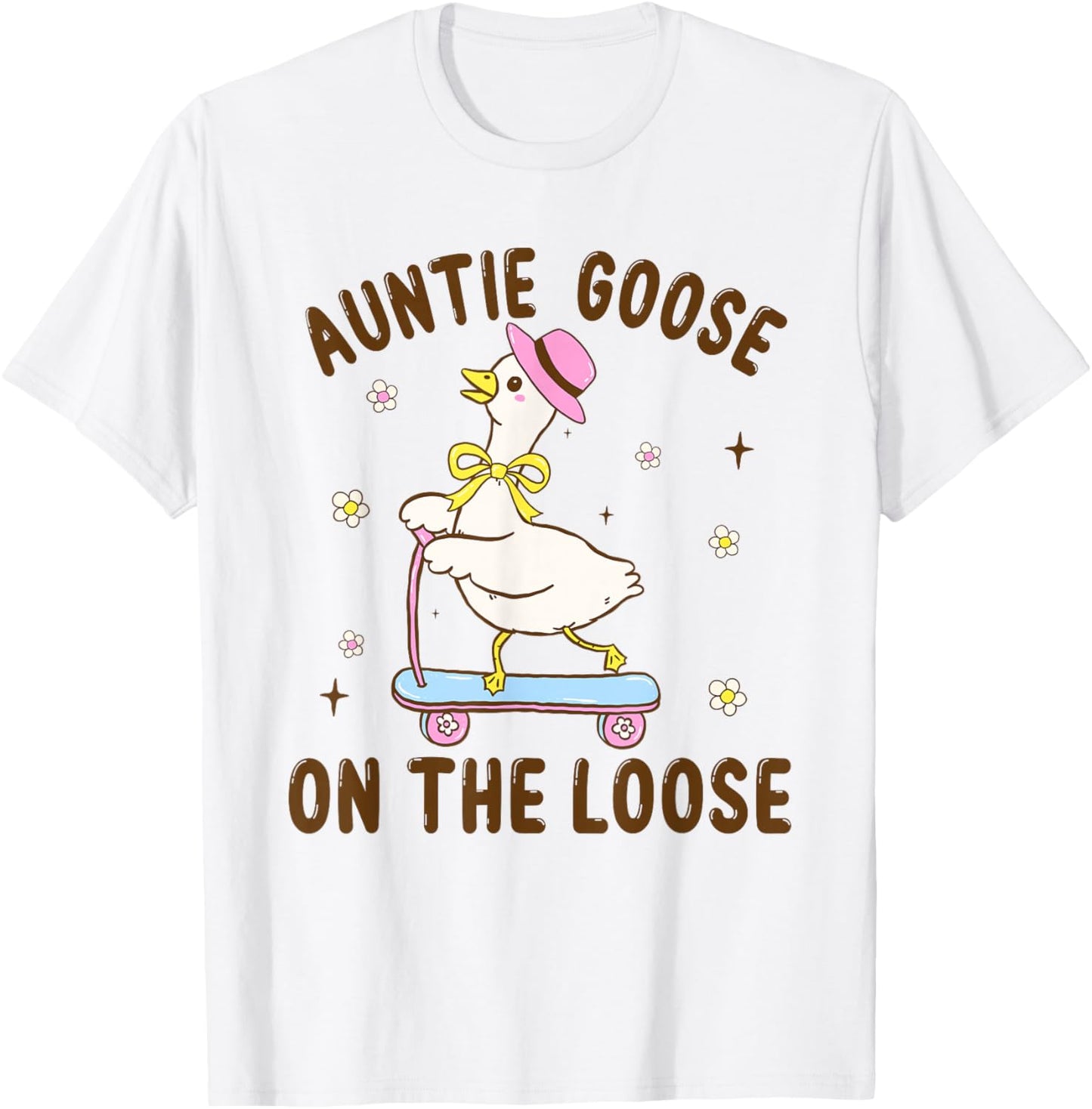 Auntie Goose On The Loose Funny Birthday Matching Family
