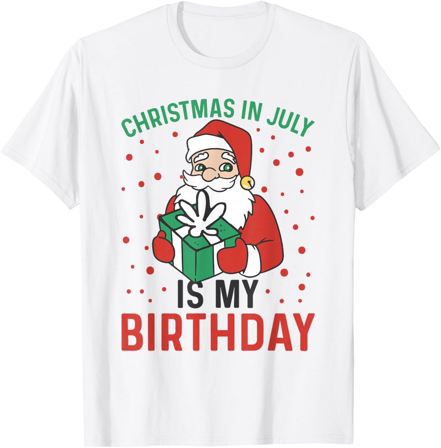 Christmas In July is my Birthday Santa Summer Holiday