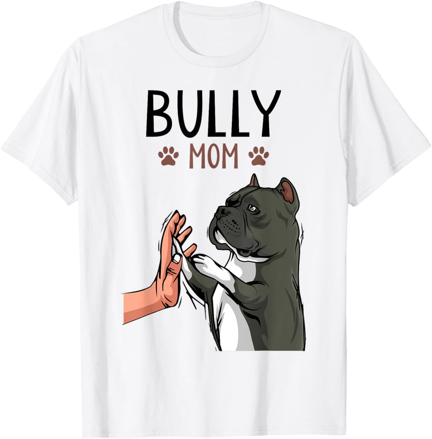 American Bully Mom Dogs Mum Woman T-Shirt