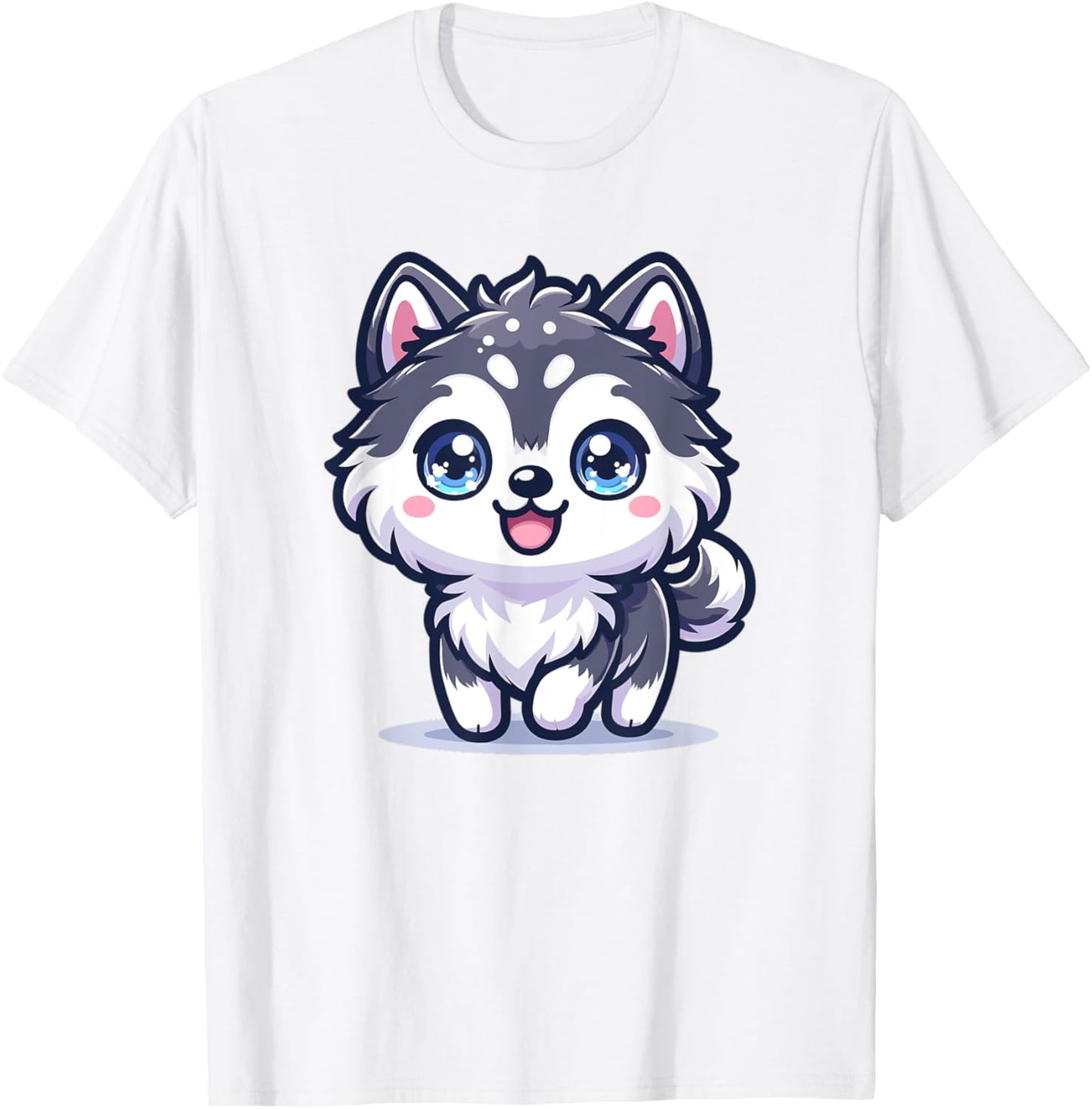 Adorable Cute Japanese Kawaii Chibi Siberian Husky