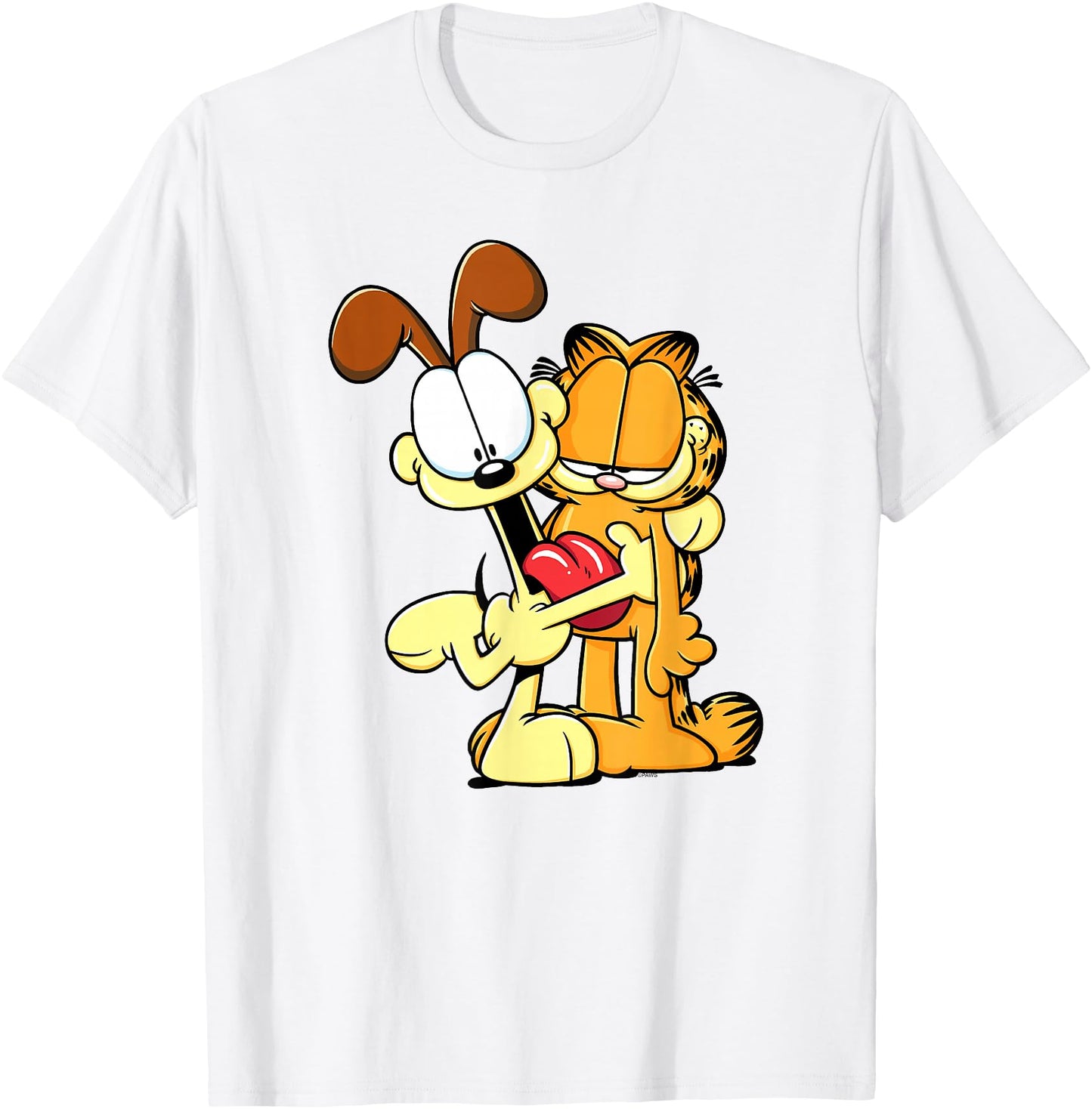 Garfield Cute Odie Hugging Garfield Love Cartoon Cat